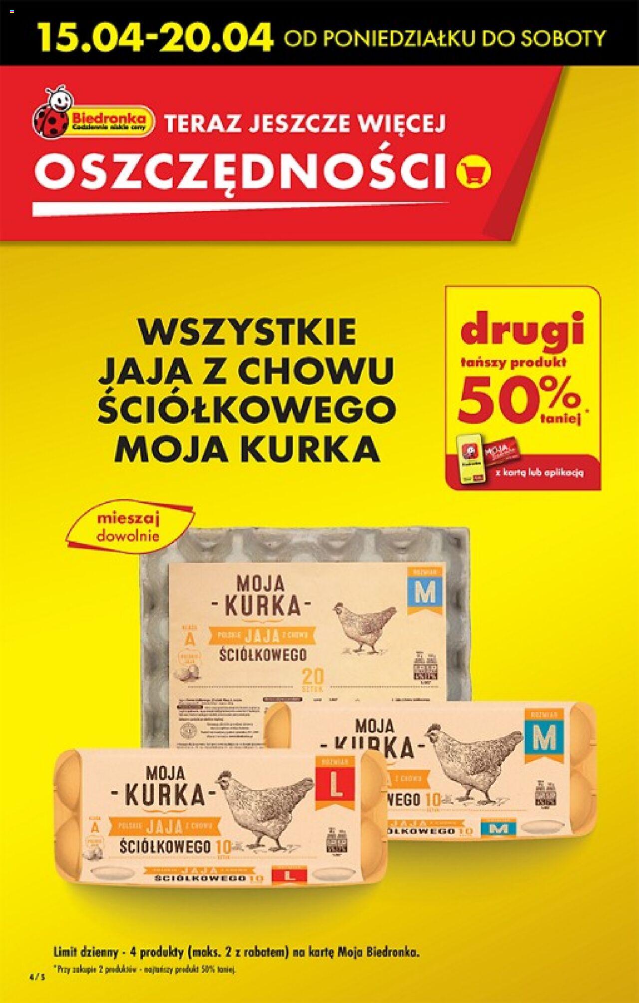 Biedronka gazetka ważna od  15.04.2024 do 20.04.2024 strona 4