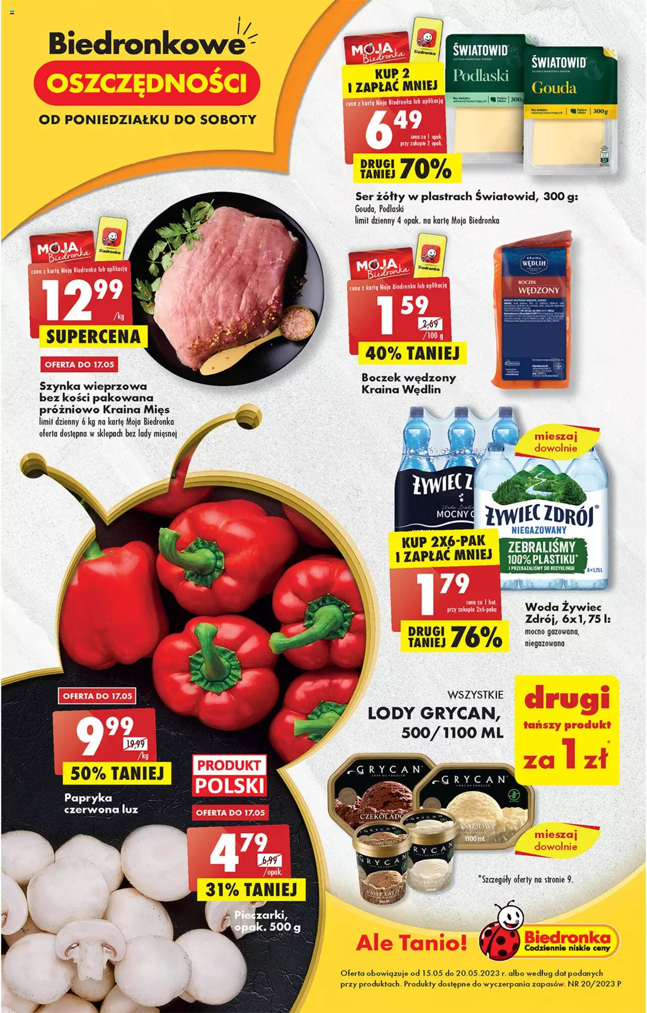 Biedronka gazetka ważna od 15.05.2023 do  strona 1