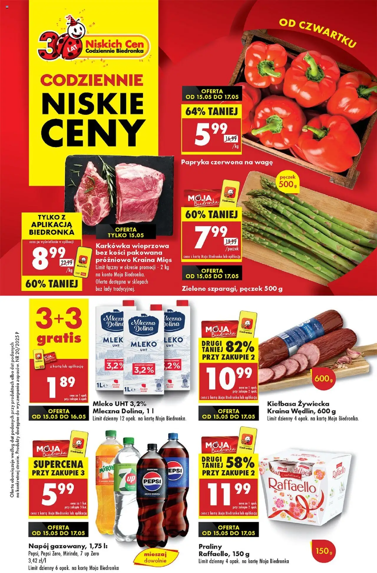 Biedronka gazetka ważna od 15.05.2025 do 21.05.2025 strona 1