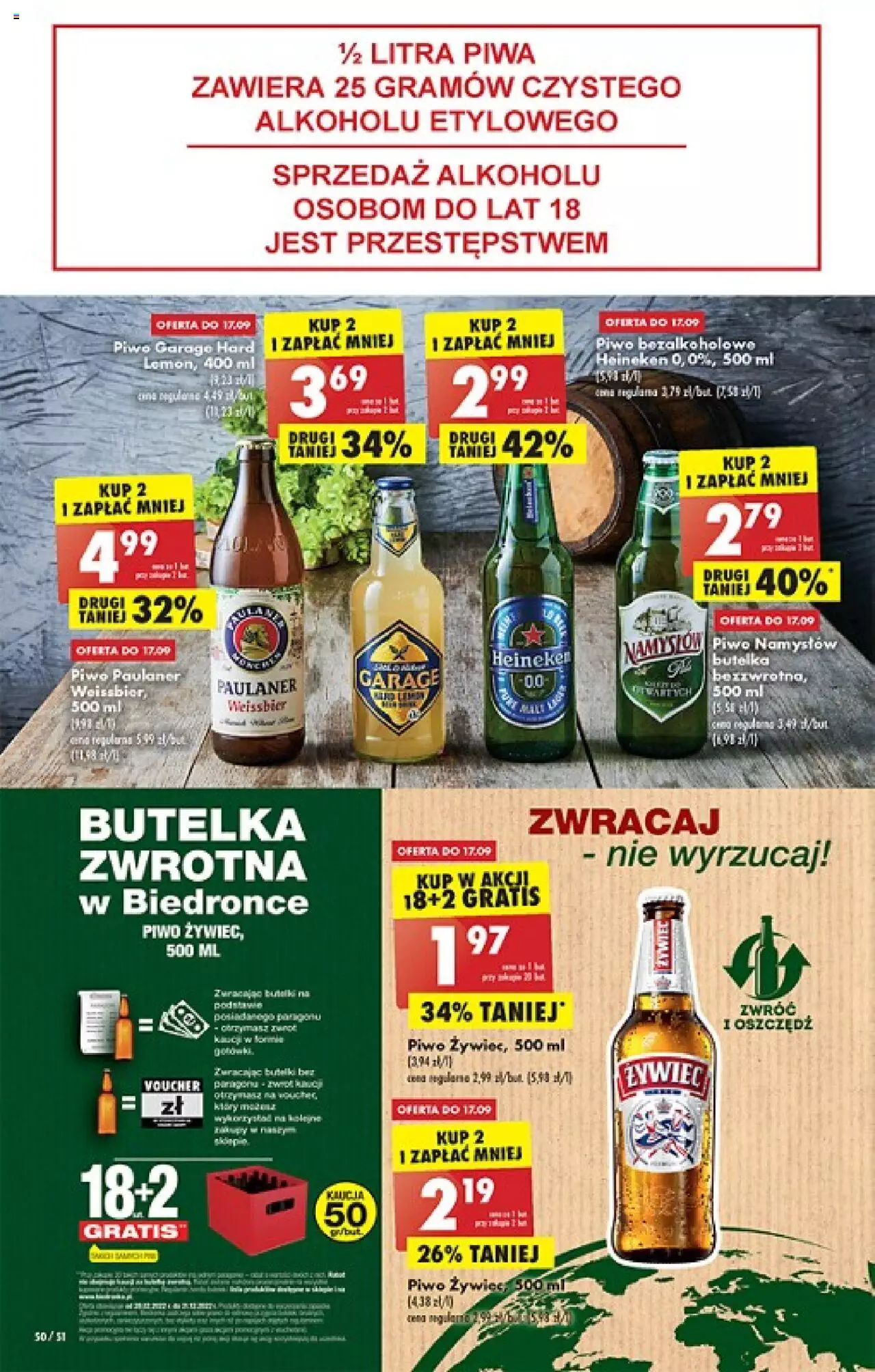 Biedronka gazetka ważna od 15.09.2022 do 21.09.2022 strona 50