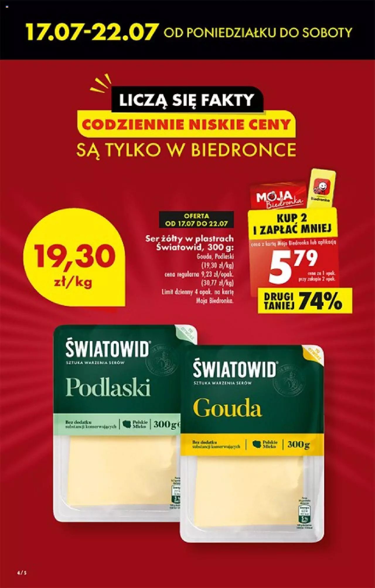 Biedronka gazetka ważna od 17.07.2023 do 22.07.2023 strona 4