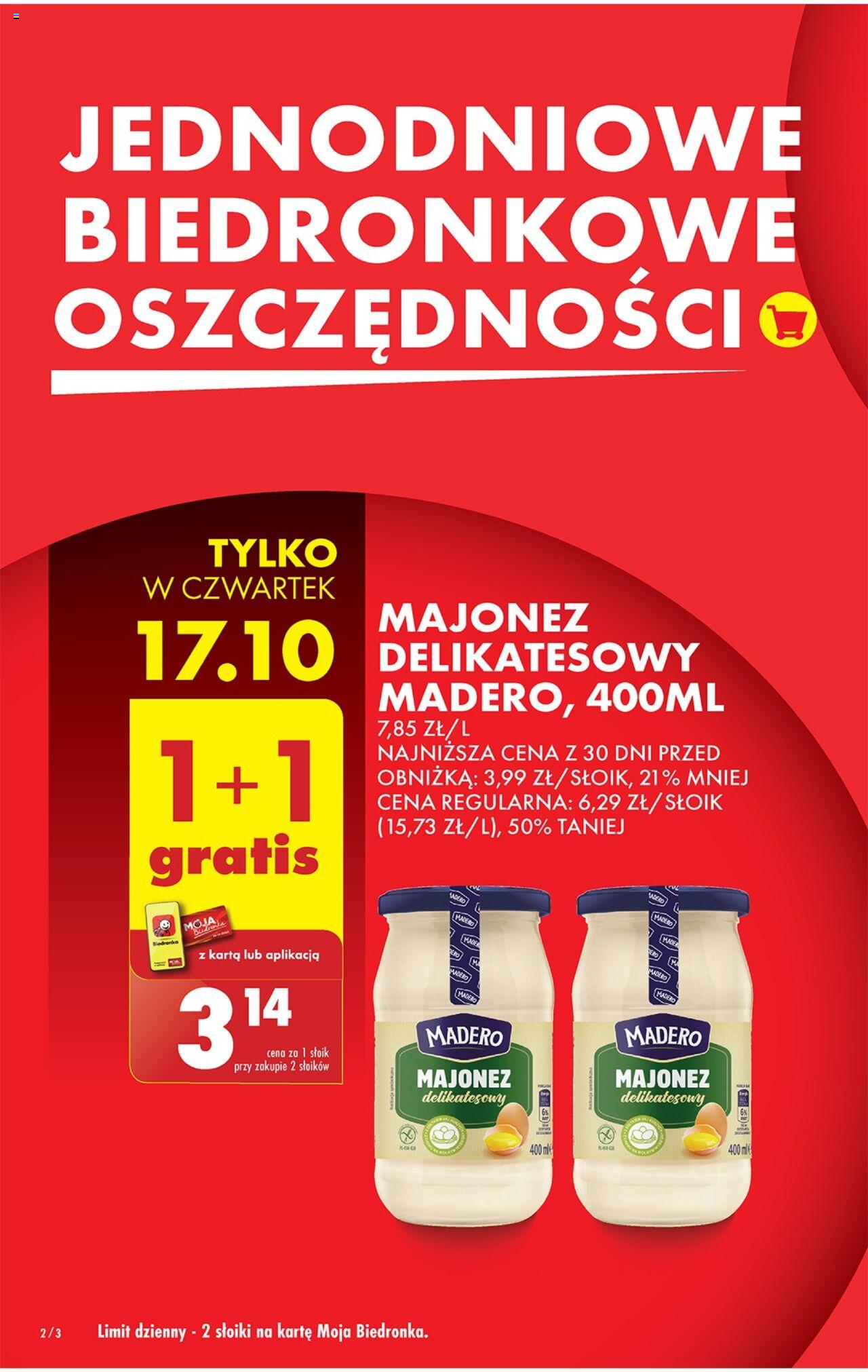 Biedronka gazetka ważna od  17.10.2024 do 23.10.2024 strona 2