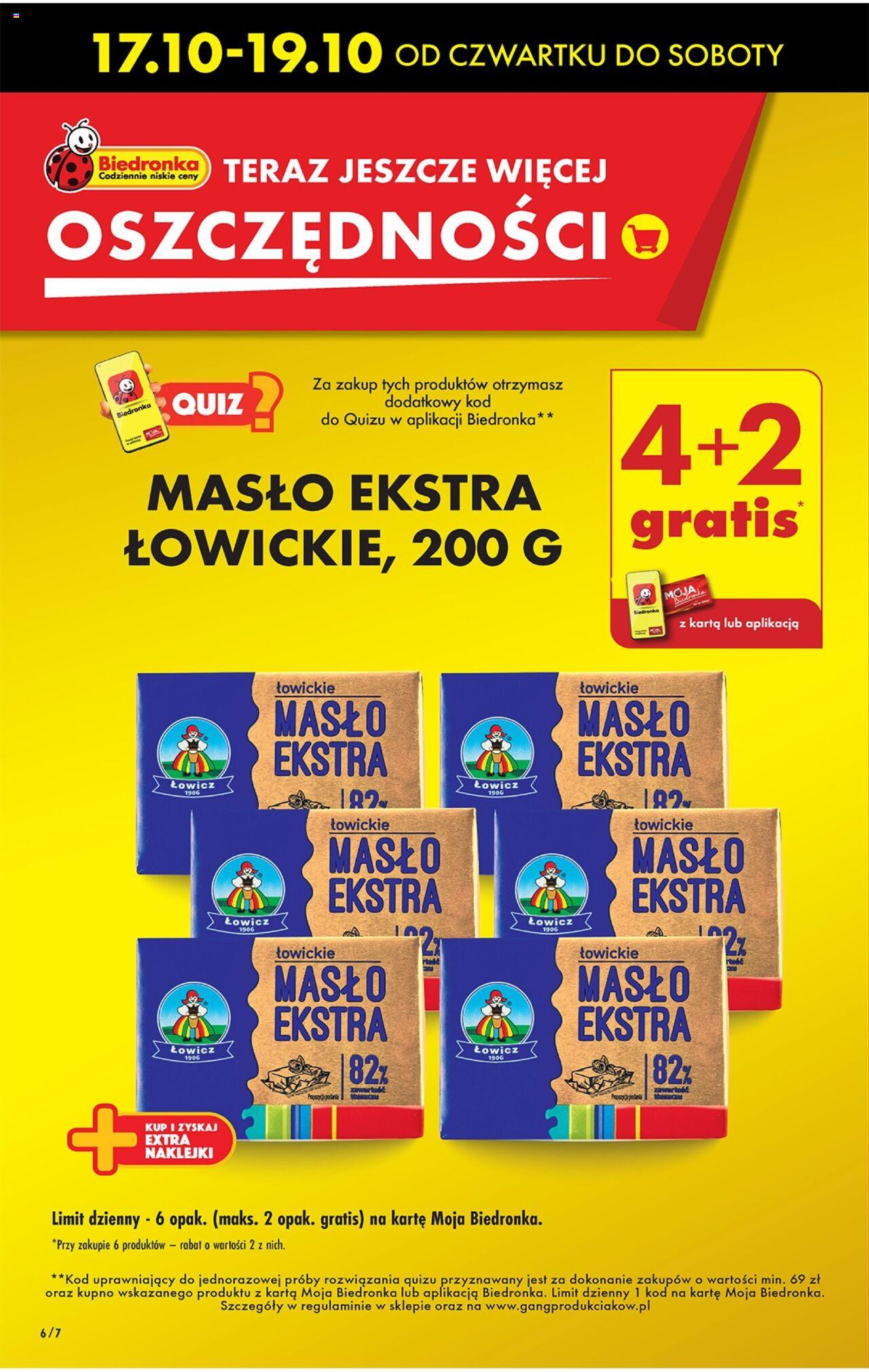 Biedronka gazetka ważna od  17.10.2024 do 23.10.2024 strona 6