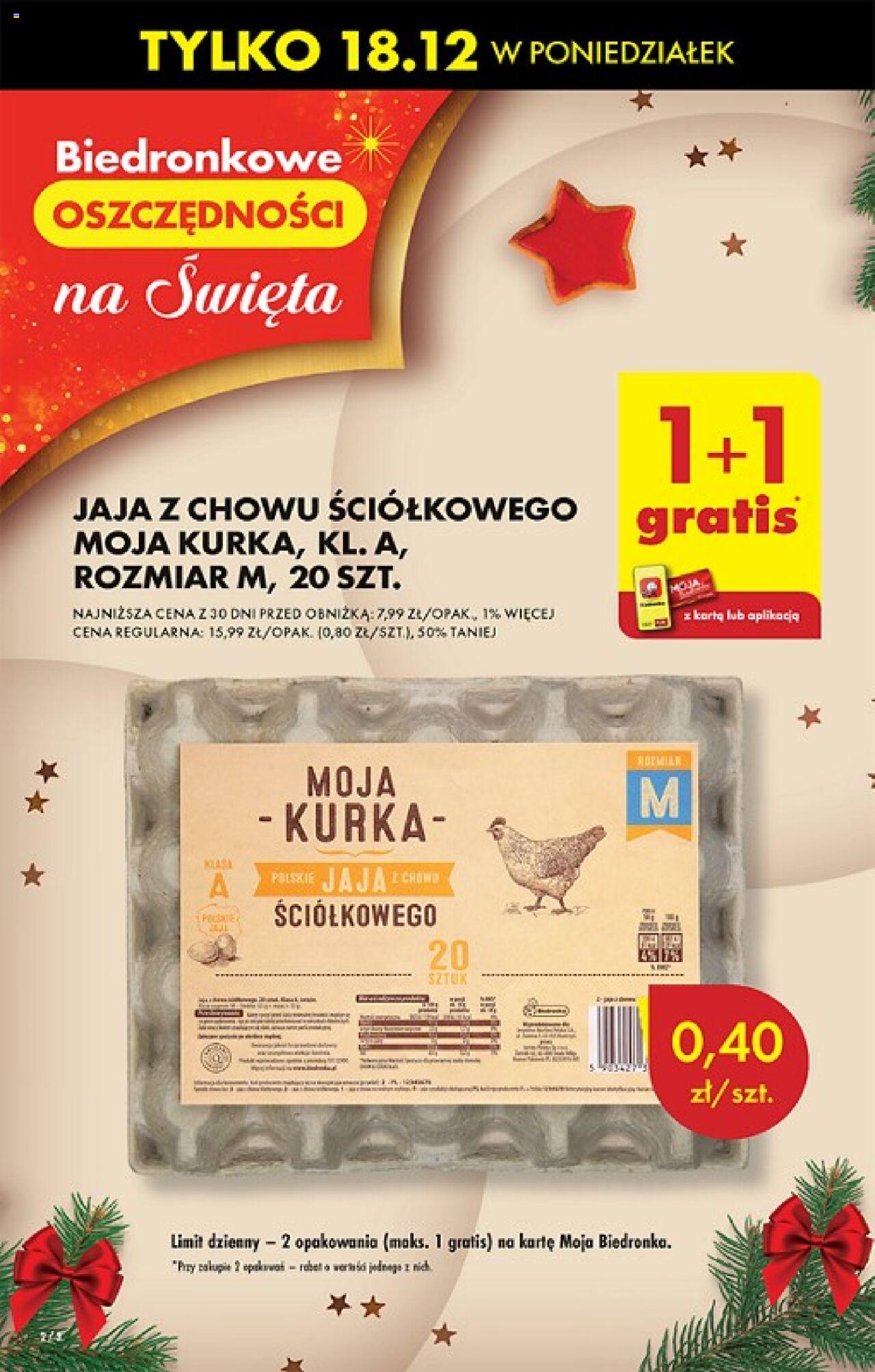 Biedronka gazetka ważna od 18.12.2023 do 23.12.2023 strona 2