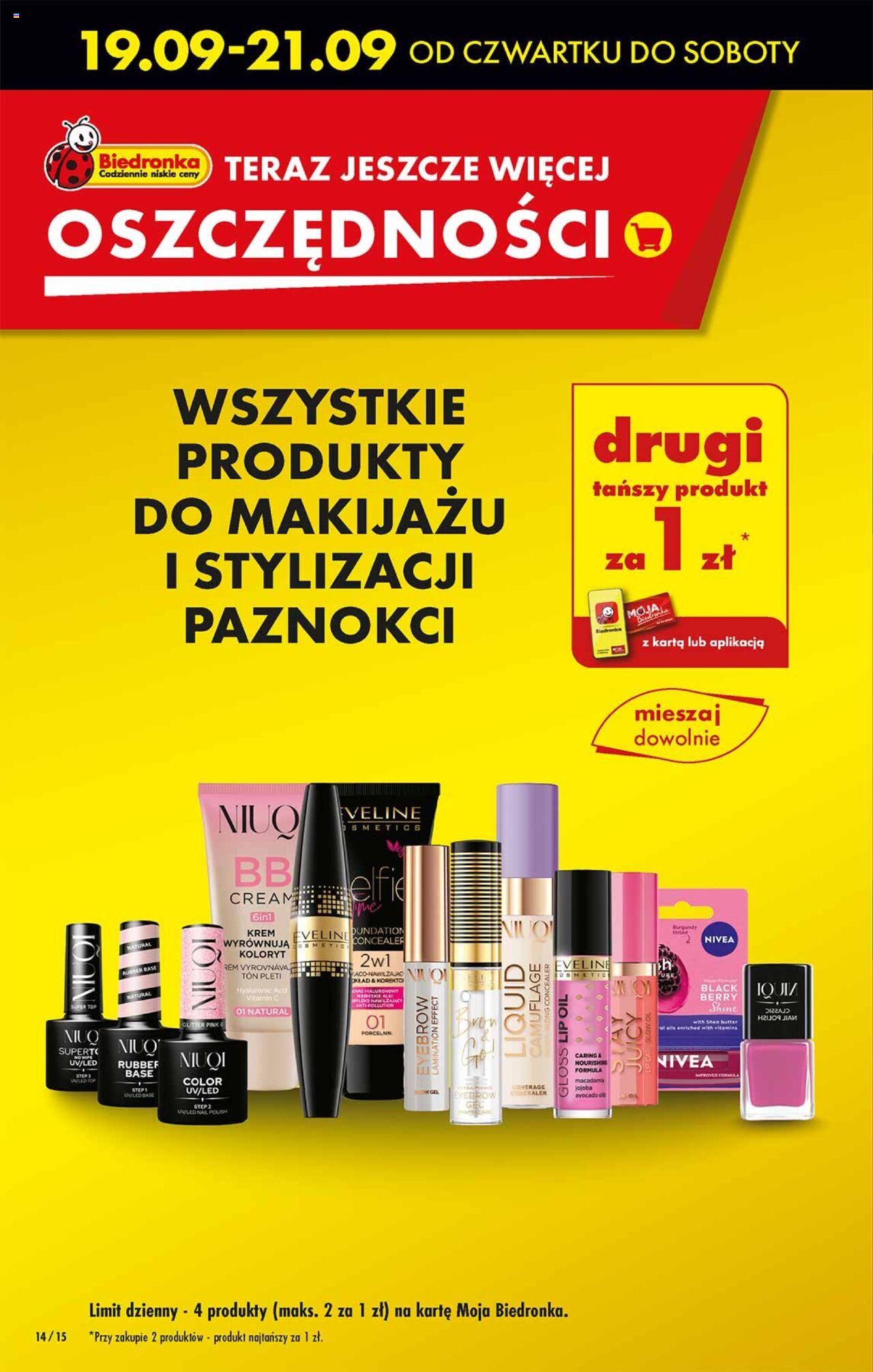 Biedronka gazetka ważna od 19.09.2024 do 25.09.2024 strona 14