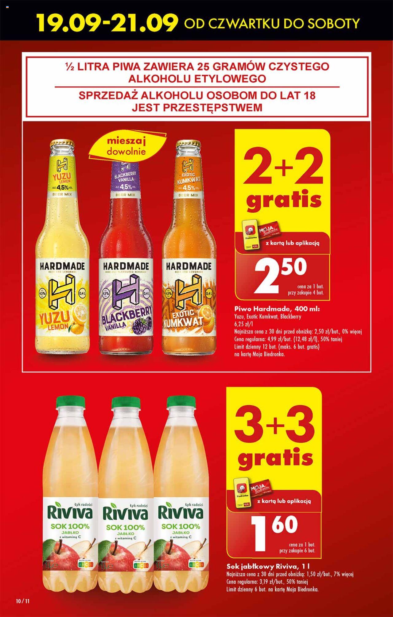 Biedronka gazetka ważna od 19.09.2024 do 25.09.2024 strona 10