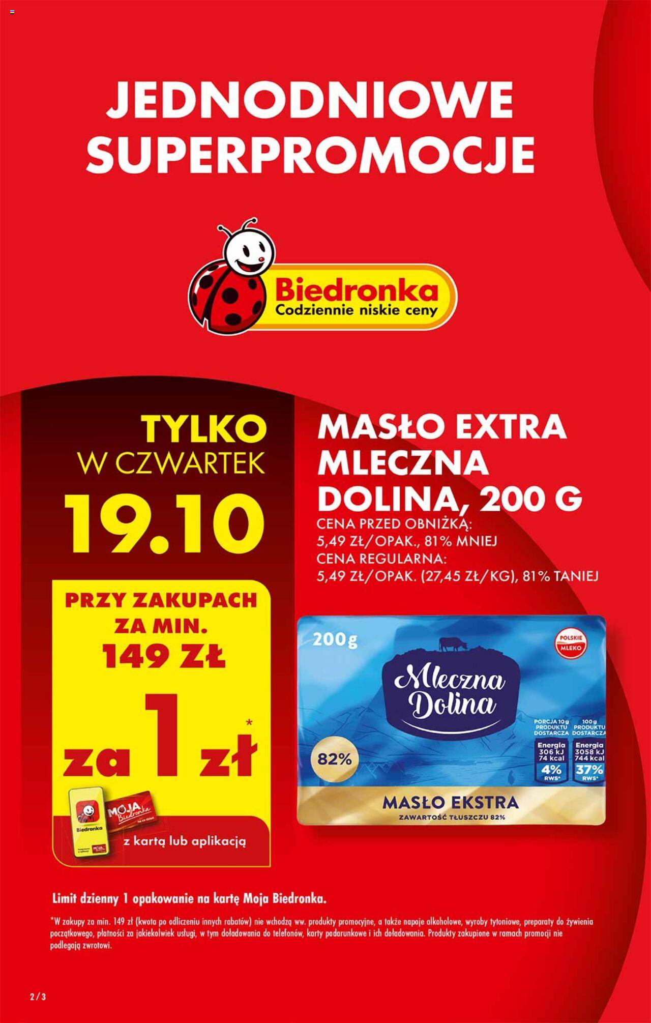 Biedronka gazetka ważna od 19.10.2023 do 25.10.2023 strona 2