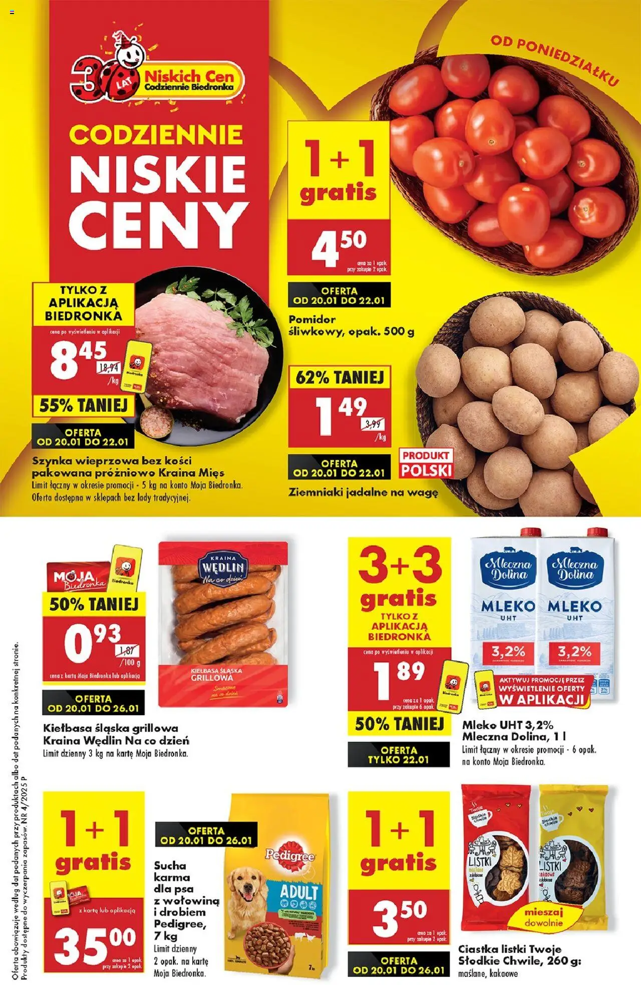 Biedronka gazetka ważna od 20.01.2025 do 26.01.2025 strona 1