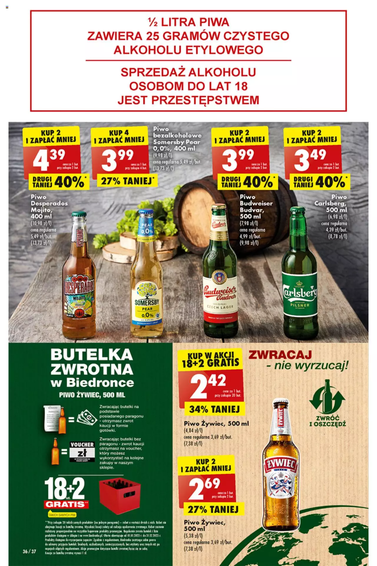 Biedronka gazetka ważna od 20.03.2023 do 25.03.2023 strona 36