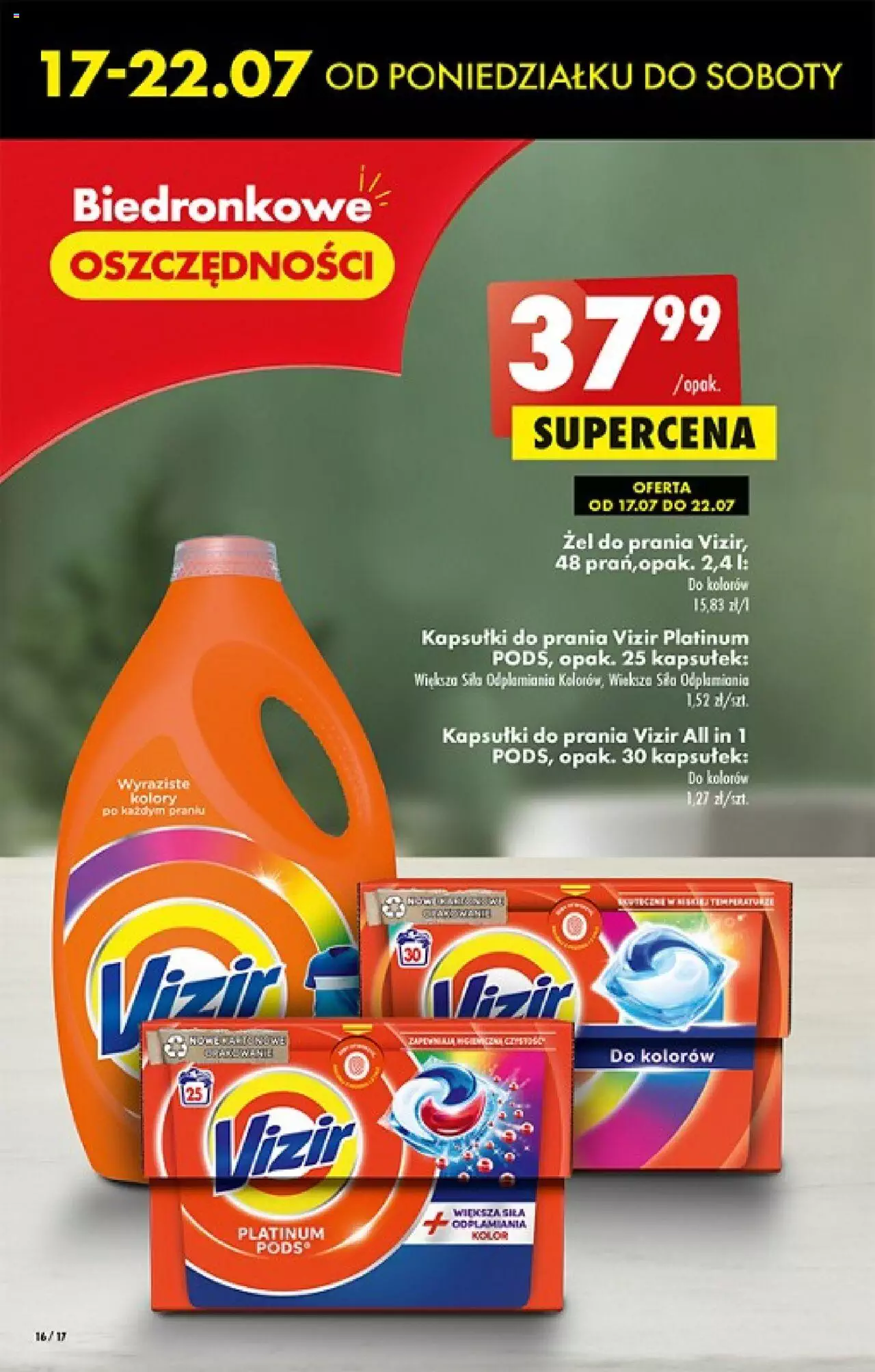 Biedronka gazetka ważna od 20.07.2023 do 26.07.2023 strona 16