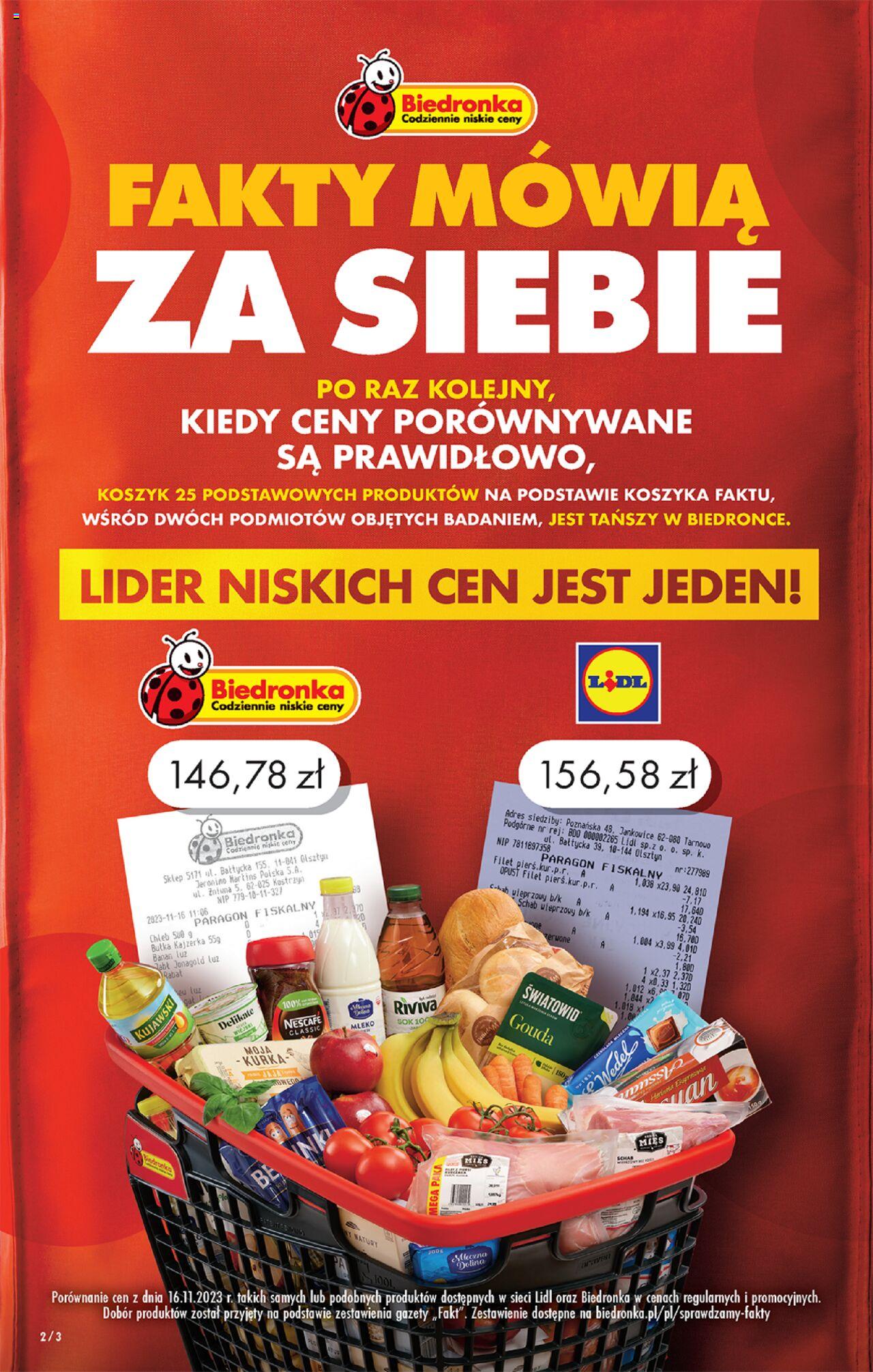Biedronka gazetka ważna od 20.11.2023 do 25.11.2023 strona 2