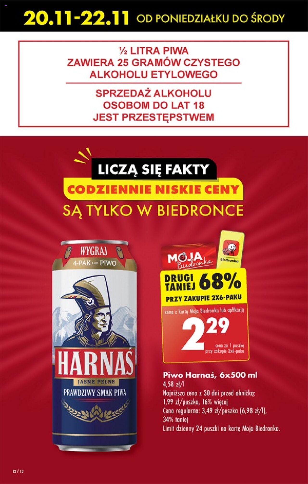Biedronka gazetka ważna od 20.11.2023 do 25.11.2023 strona 12