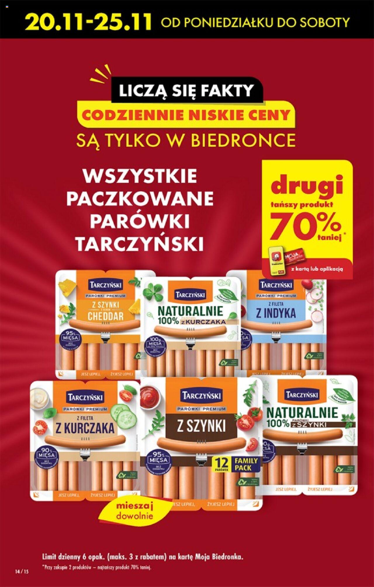 Biedronka gazetka ważna od 20.11.2023 do 25.11.2023 strona 14
