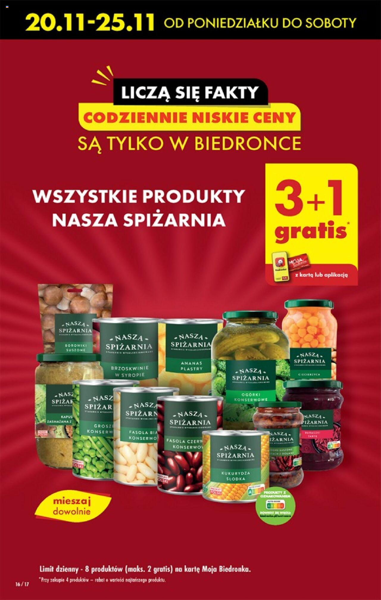 Biedronka gazetka ważna od 20.11.2023 do 25.11.2023 strona 16