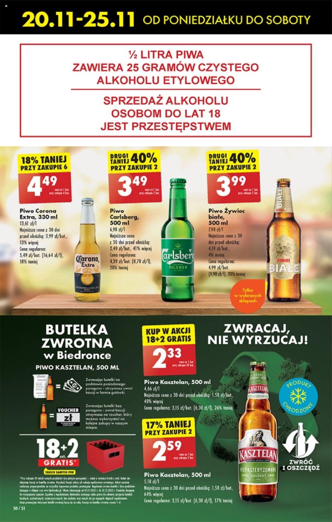 Biedronka gazetka ważna od 20.11.2023 do 25.11.2023 strona 50