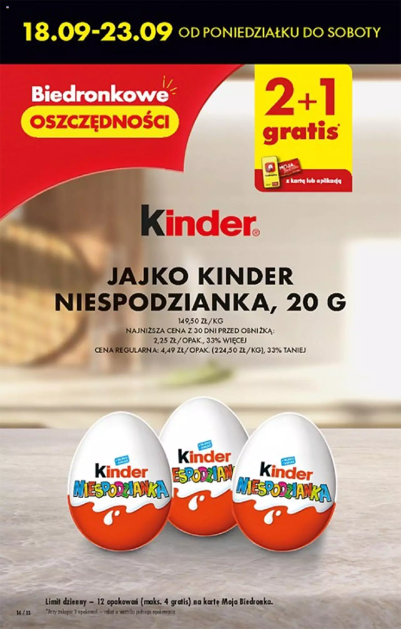 Biedronka gazetka ważna od 21.09.2023 do 27.09.2023 strona 14