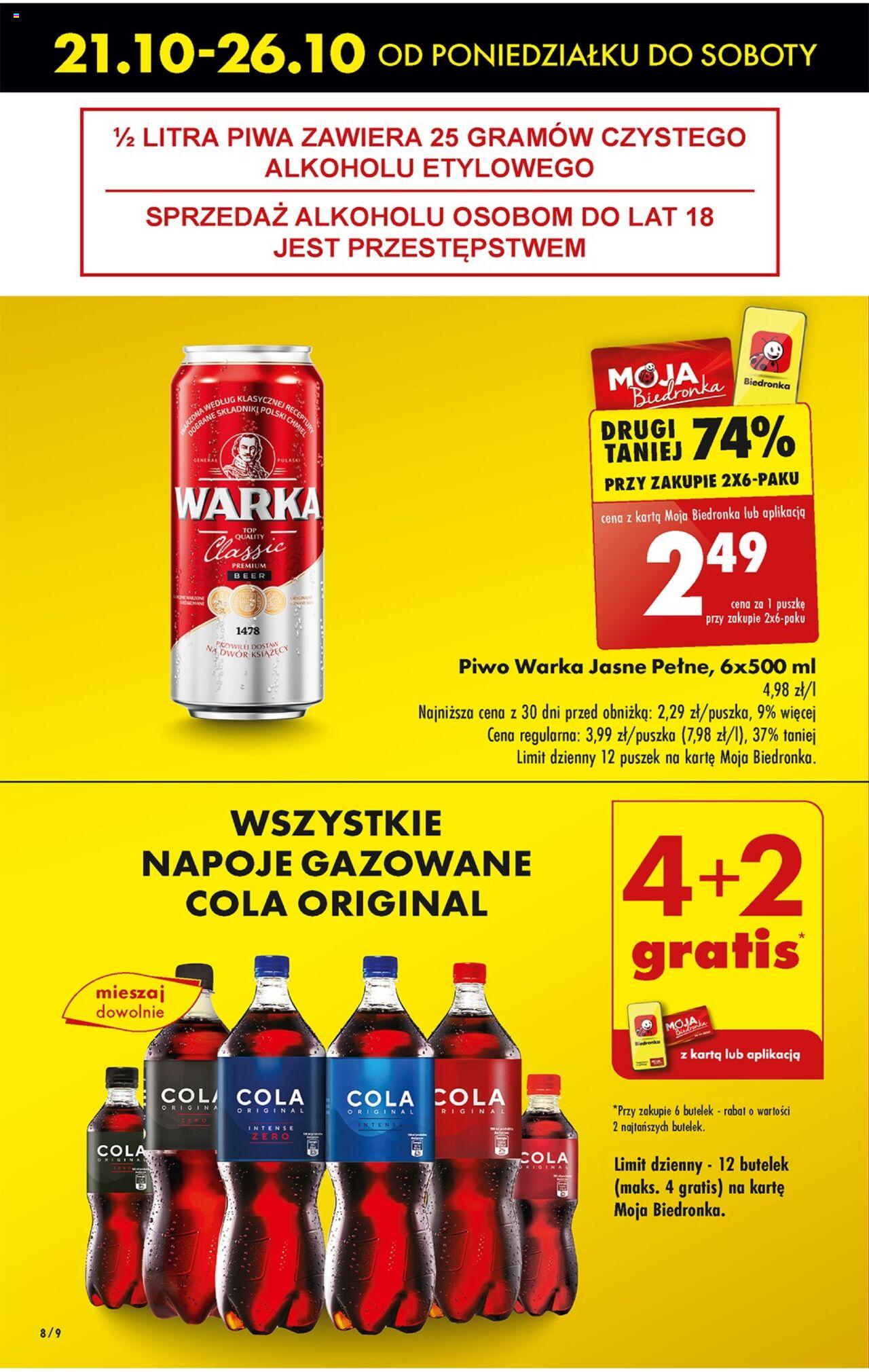 Biedronka gazetka ważna od 21.10.2024 do 26.10.2024 strona 10