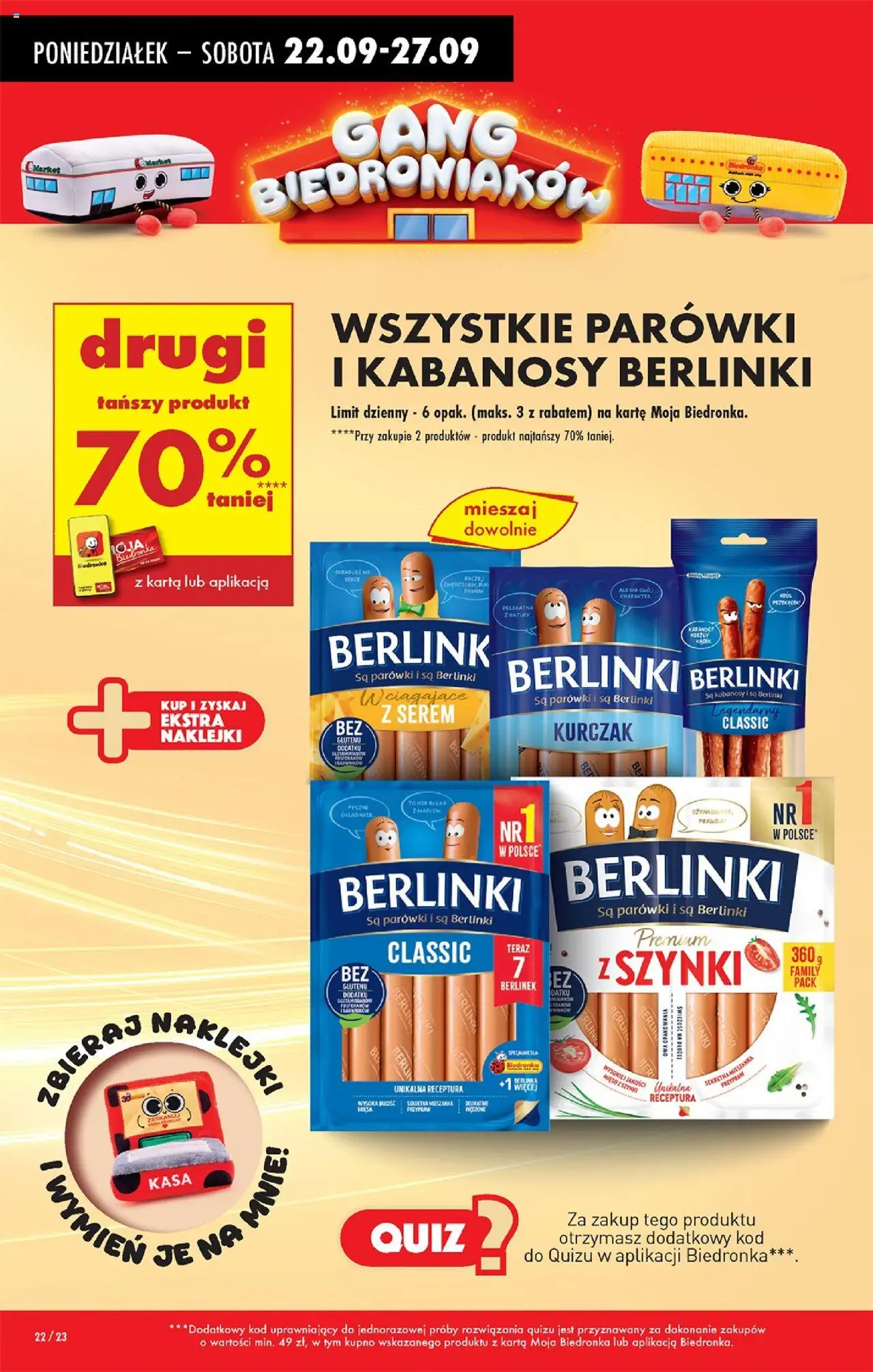 Biedronka gazetka ważna od 22.09.2025 do 27.09.2025 strona 22