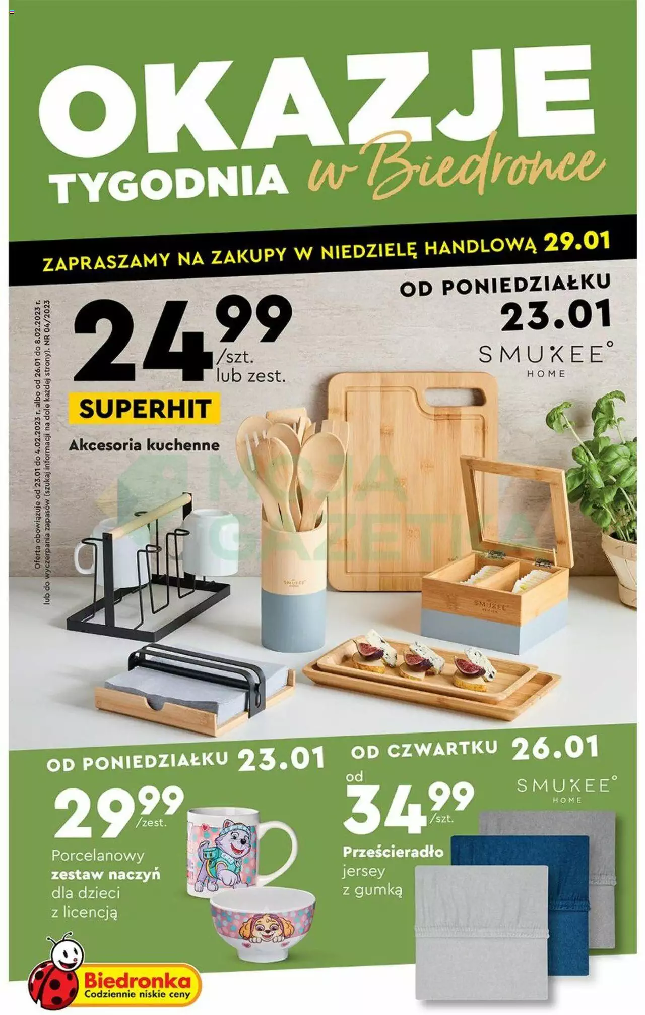 Biedronka gazetka ważna od 23.01.2023 do 04.02.2023 strona 1