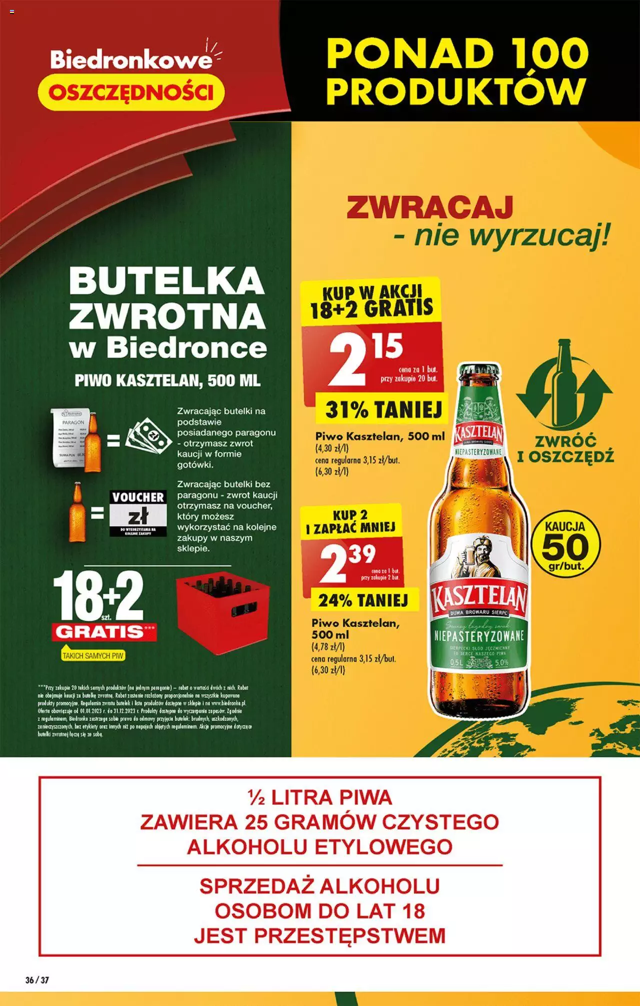 Biedronka gazetka ważna od 23.01.2023 do 28.01.2023 strona 36