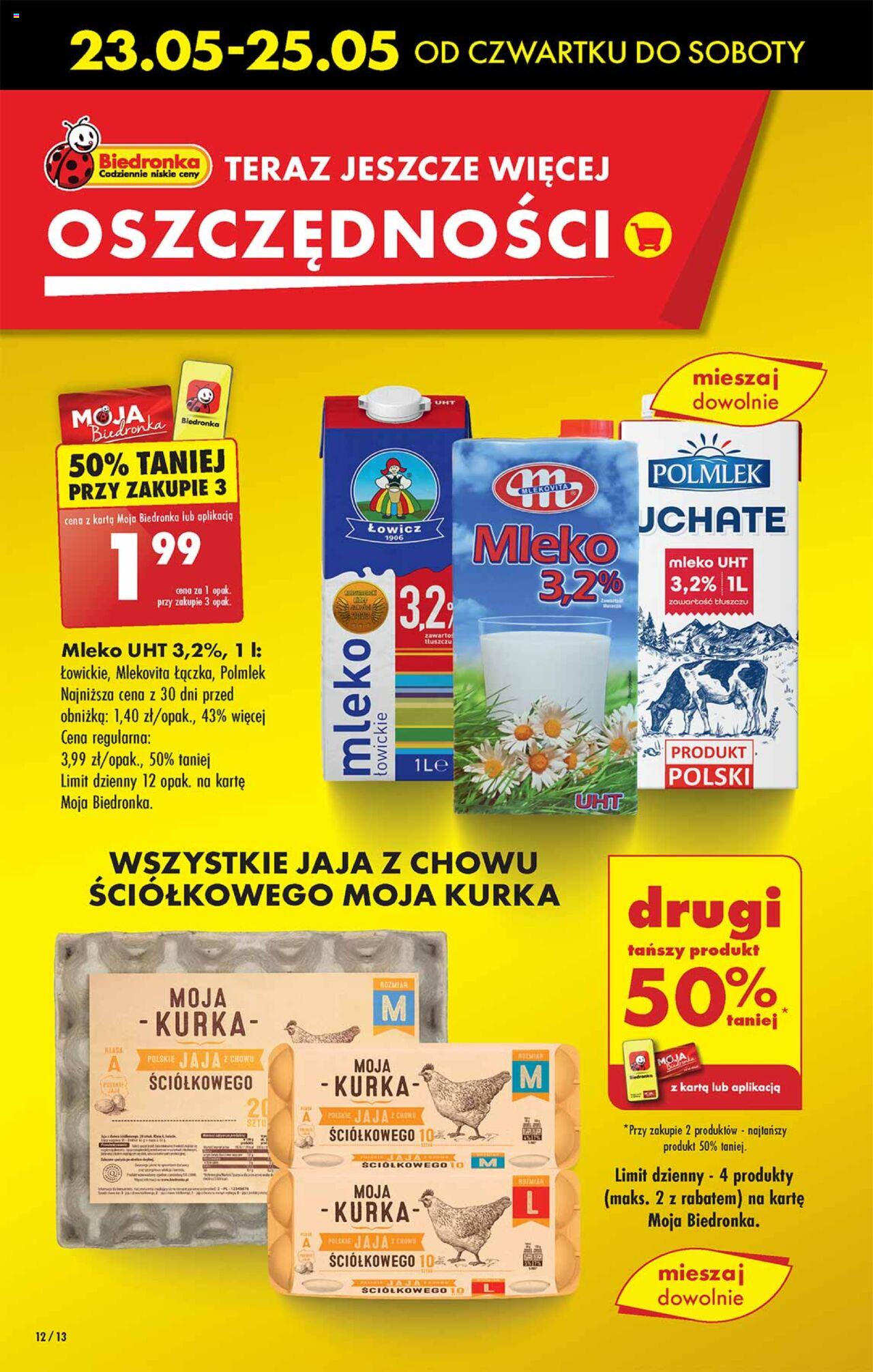 Biedronka gazetka ważna od 23.05.2024 do 29.05.2024 strona 12