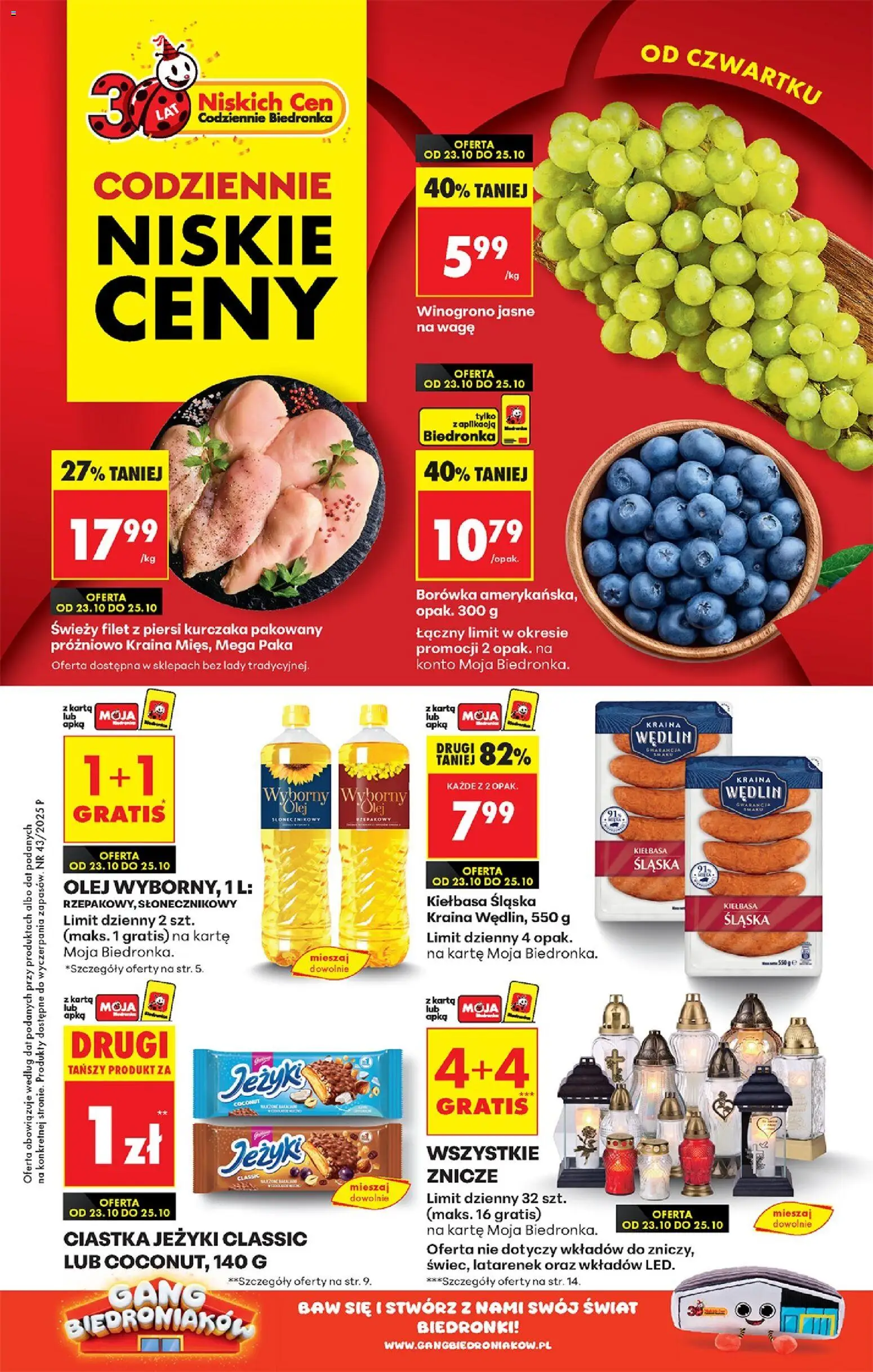 Biedronka gazetka ważna od 23.10.2025 do 29.10.2025 strona 1