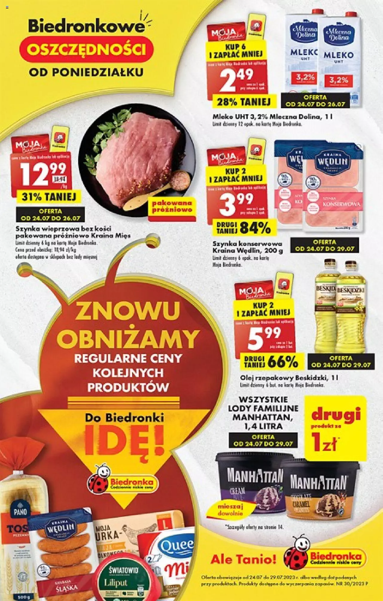 Biedronka gazetka ważna od 24.07.2023 do 29.07.2023 strona 1