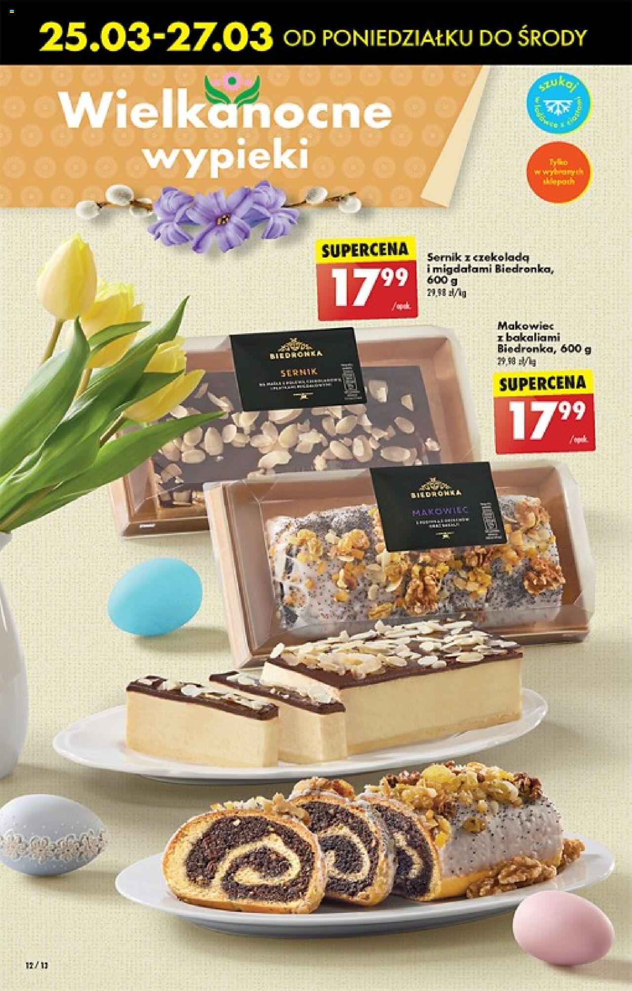 Biedronka gazetka ważna od 25.03.2024 do 30.03.2024 strona 12