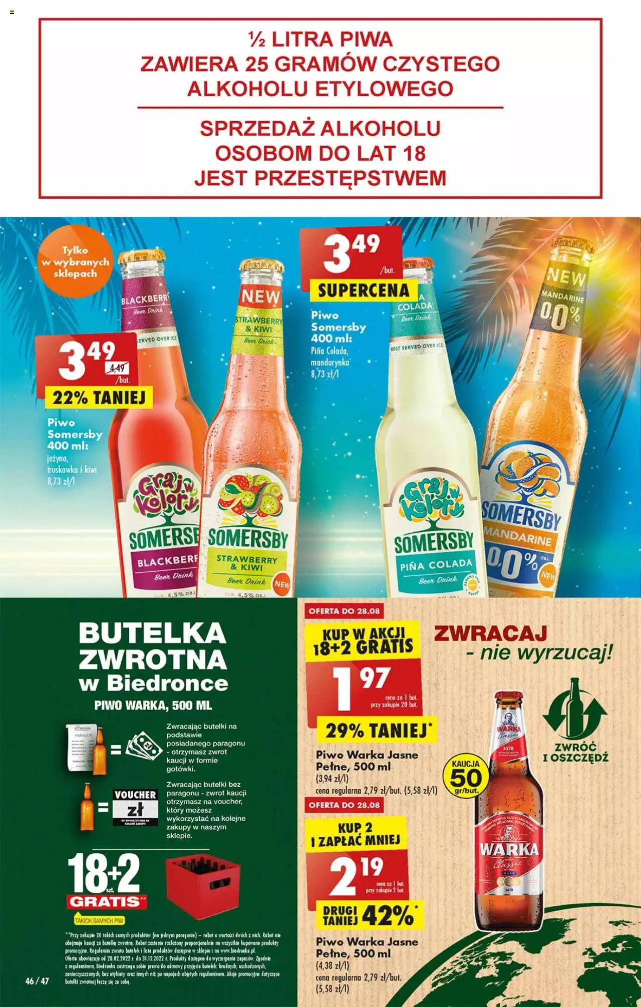 Biedronka gazetka ważna od 25.08.2022 do 31.08.2022 strona 46