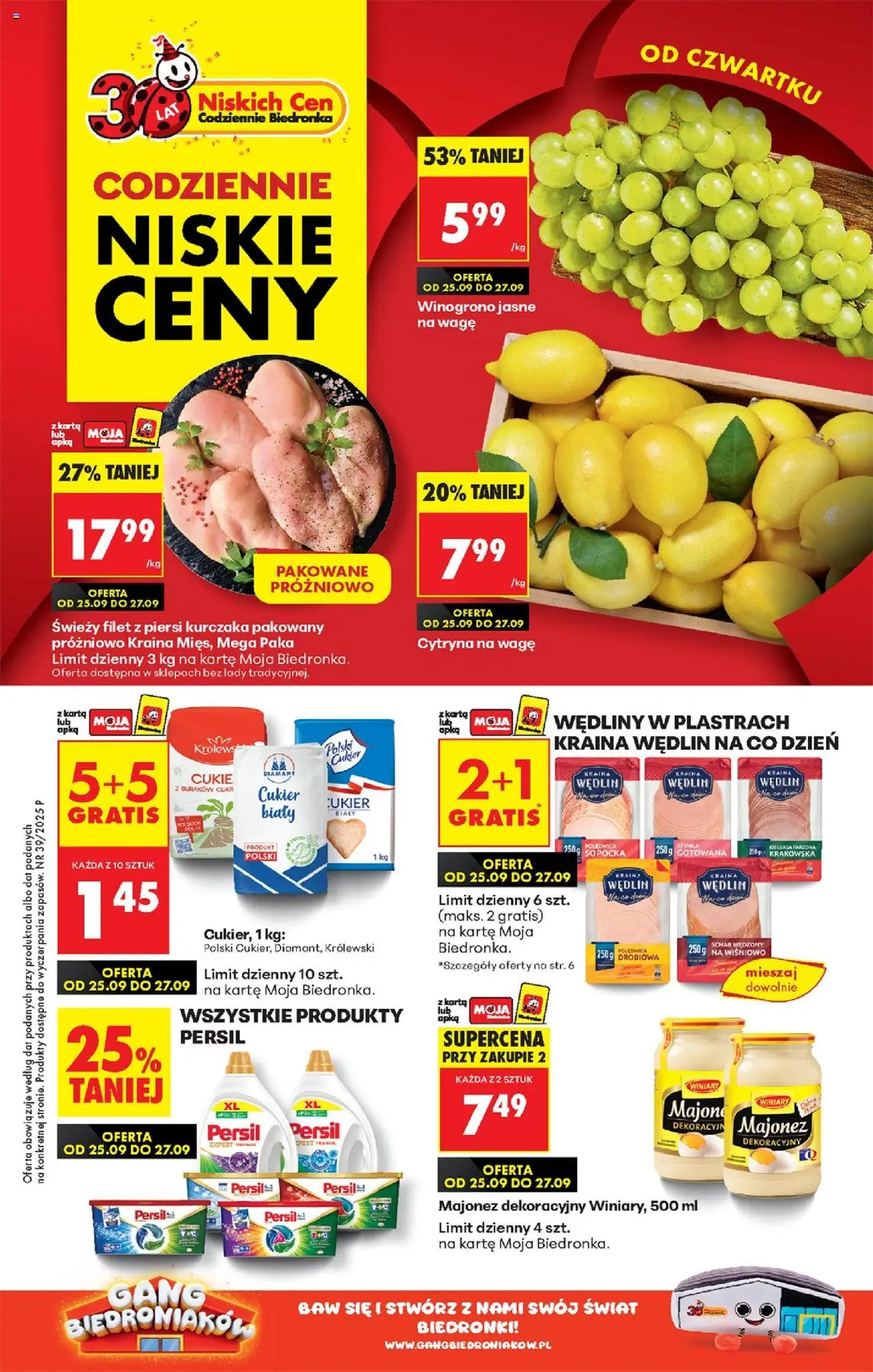 Biedronka gazetka ważna od 25.09.2025 do 01.10.2025 strona 1