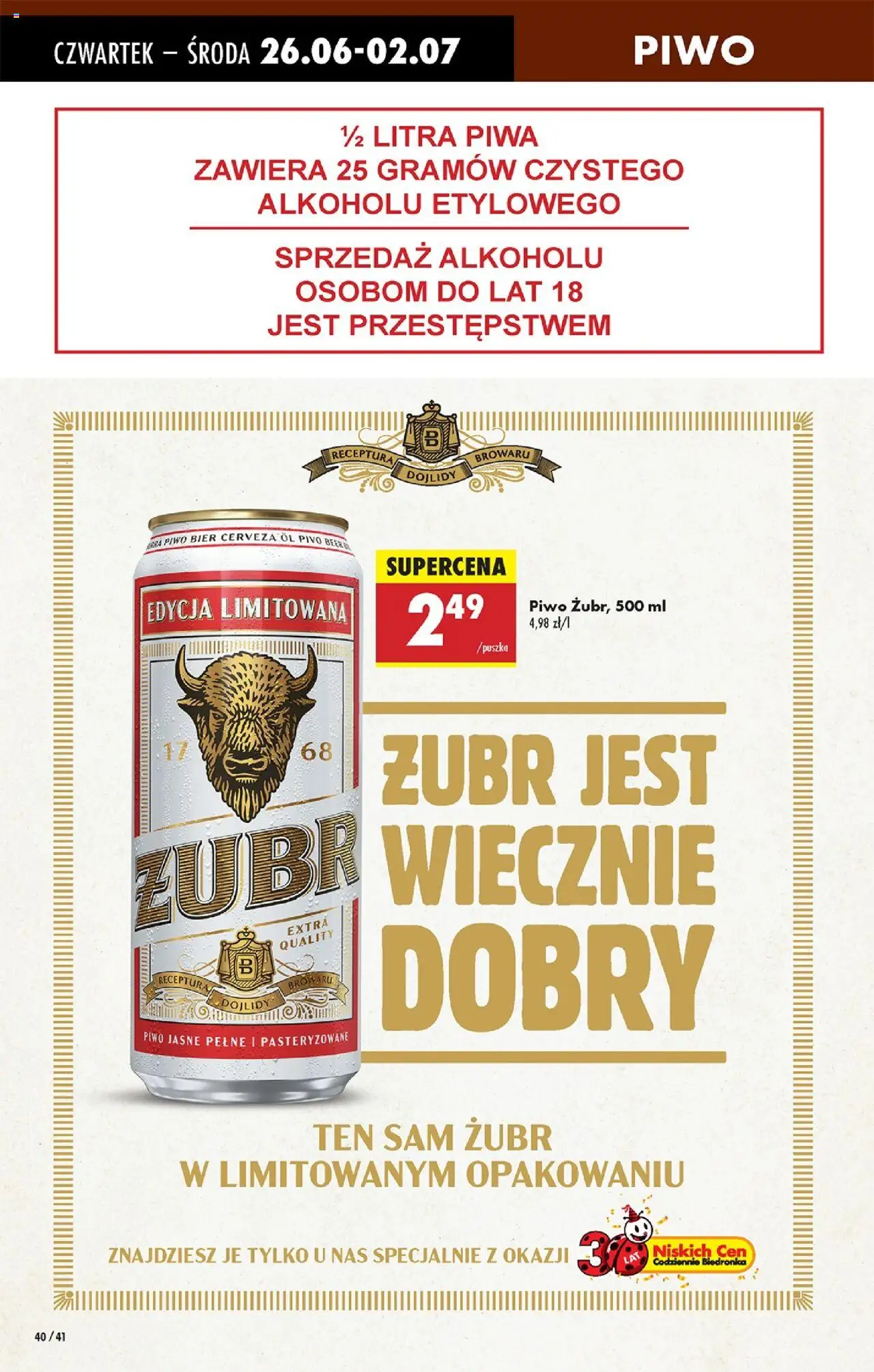 Biedronka gazetka ważna od 26.06.2025 do 02.07.2025 strona 52