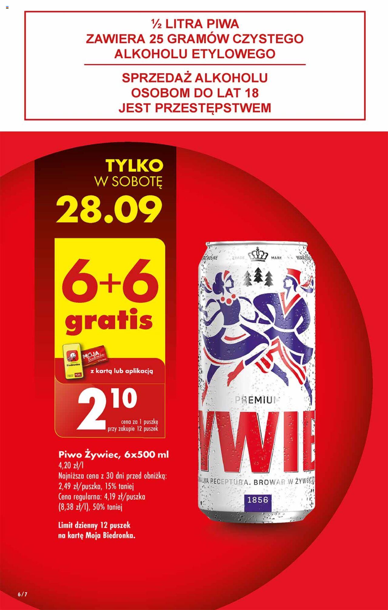 Biedronka gazetka ważna od 26.09.2024 do 02.10.2024 strona 6