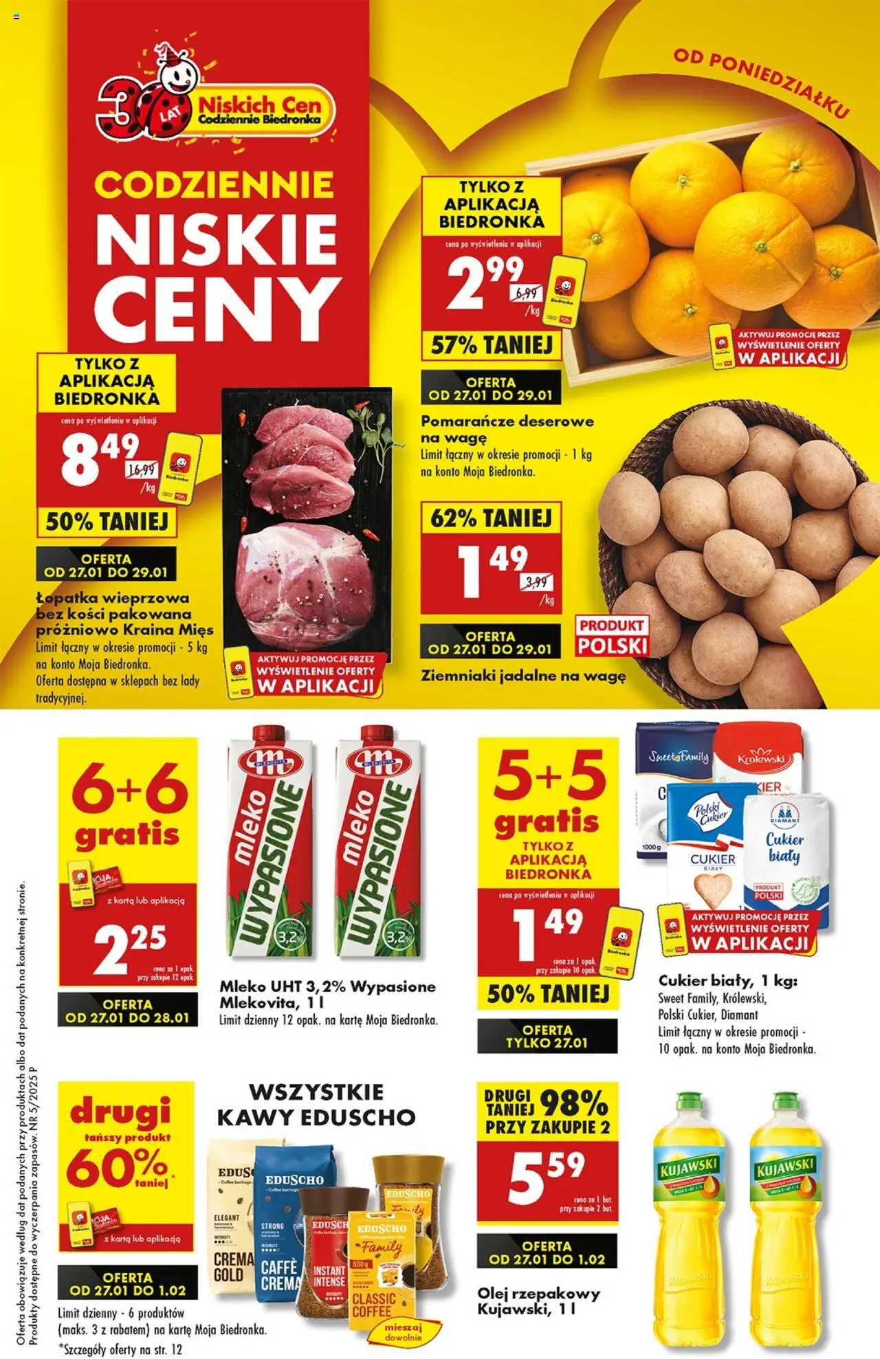 Biedronka gazetka ważna od 27.01.2025 do 01.02.2025 strona 1