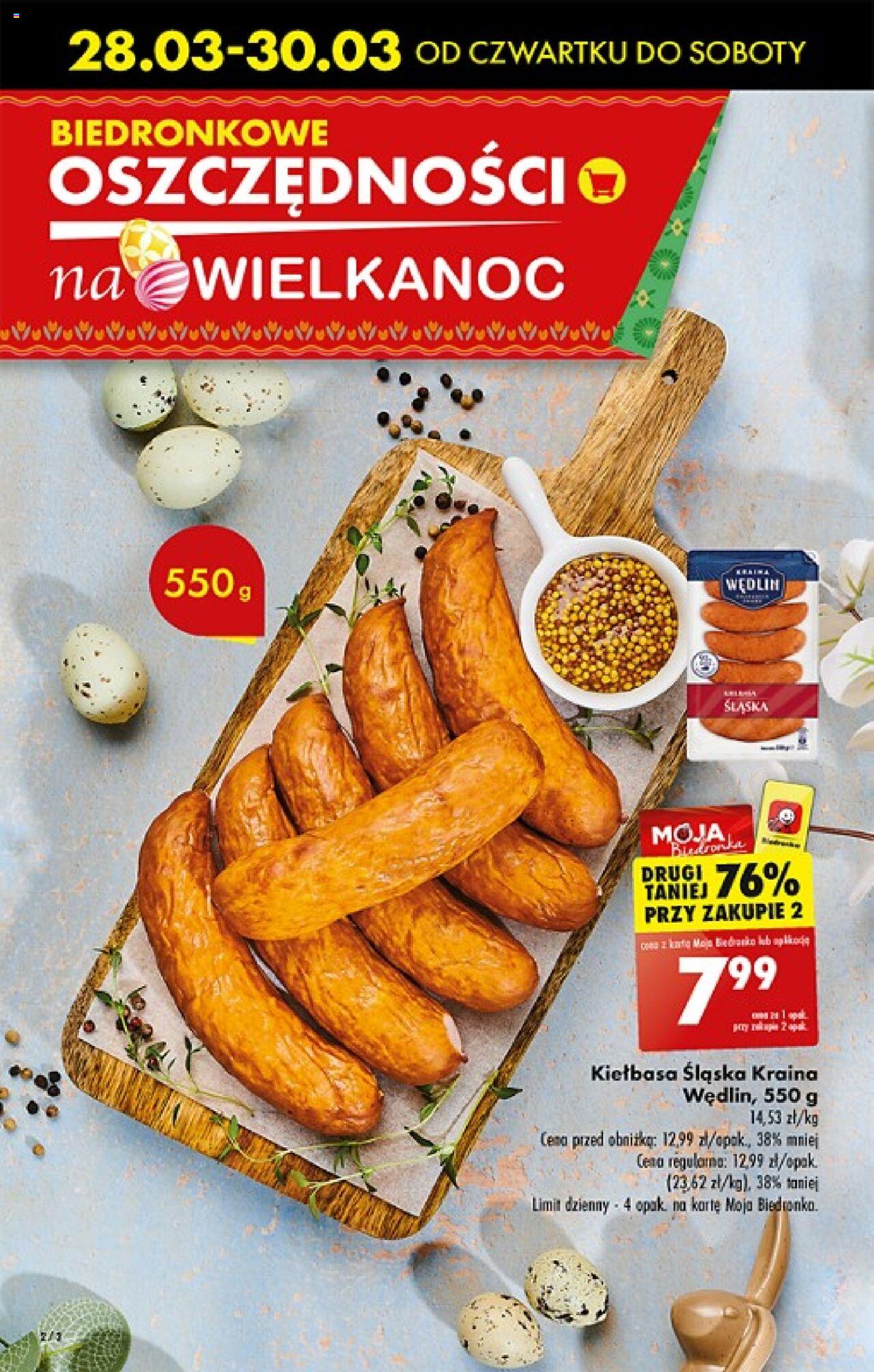 Biedronka gazetka ważna od 28.03.2024 do 30.03.2024 strona 4