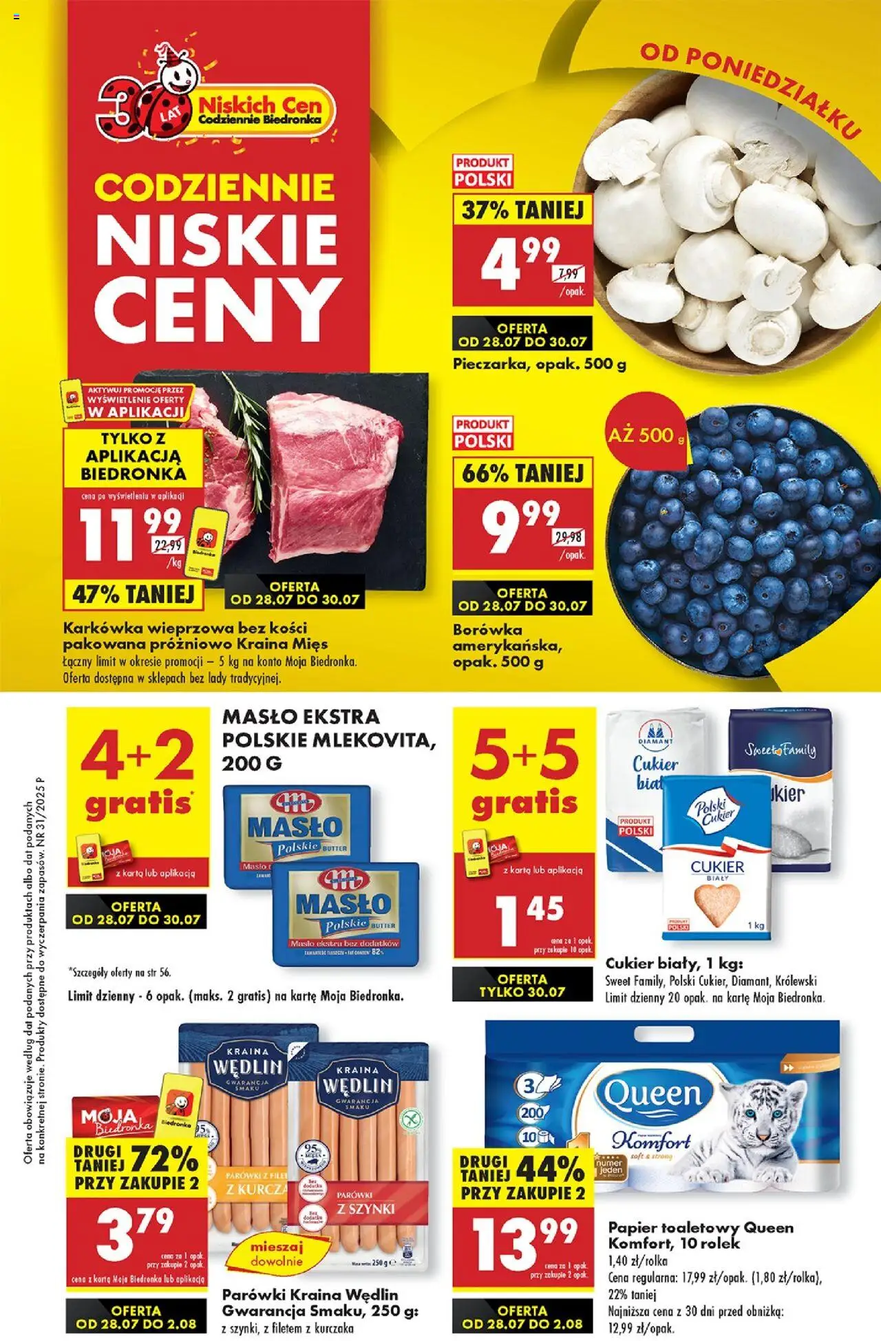 Biedronka  gazetka ważna od 28.07.2025 do 02.08.2025 strona 1