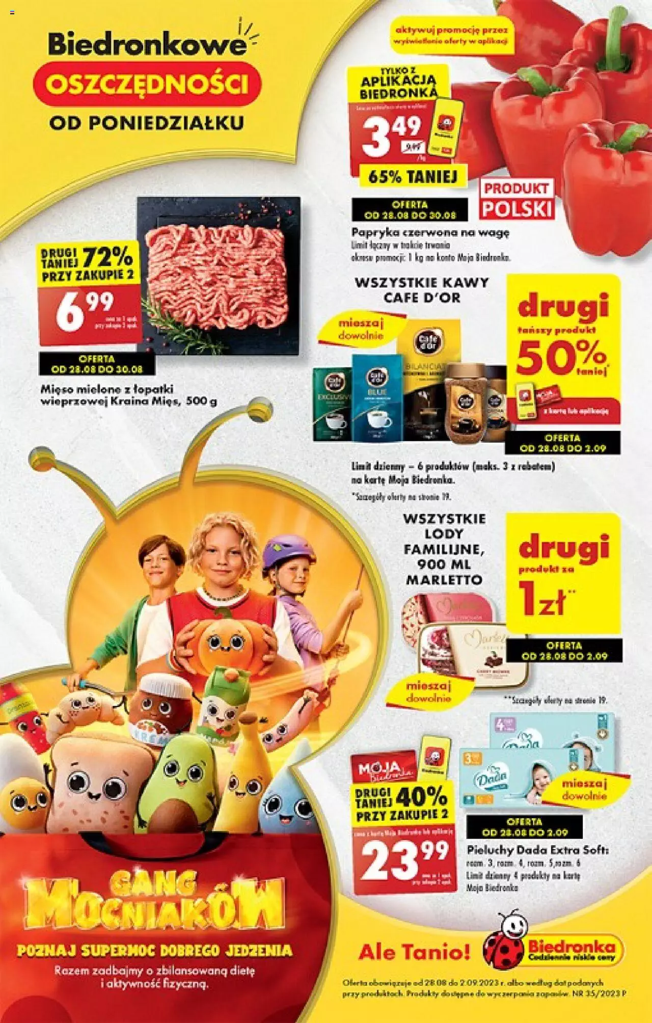 Biedronka gazetka ważna od 28.08.2023 do 02.09.2023 strona 1