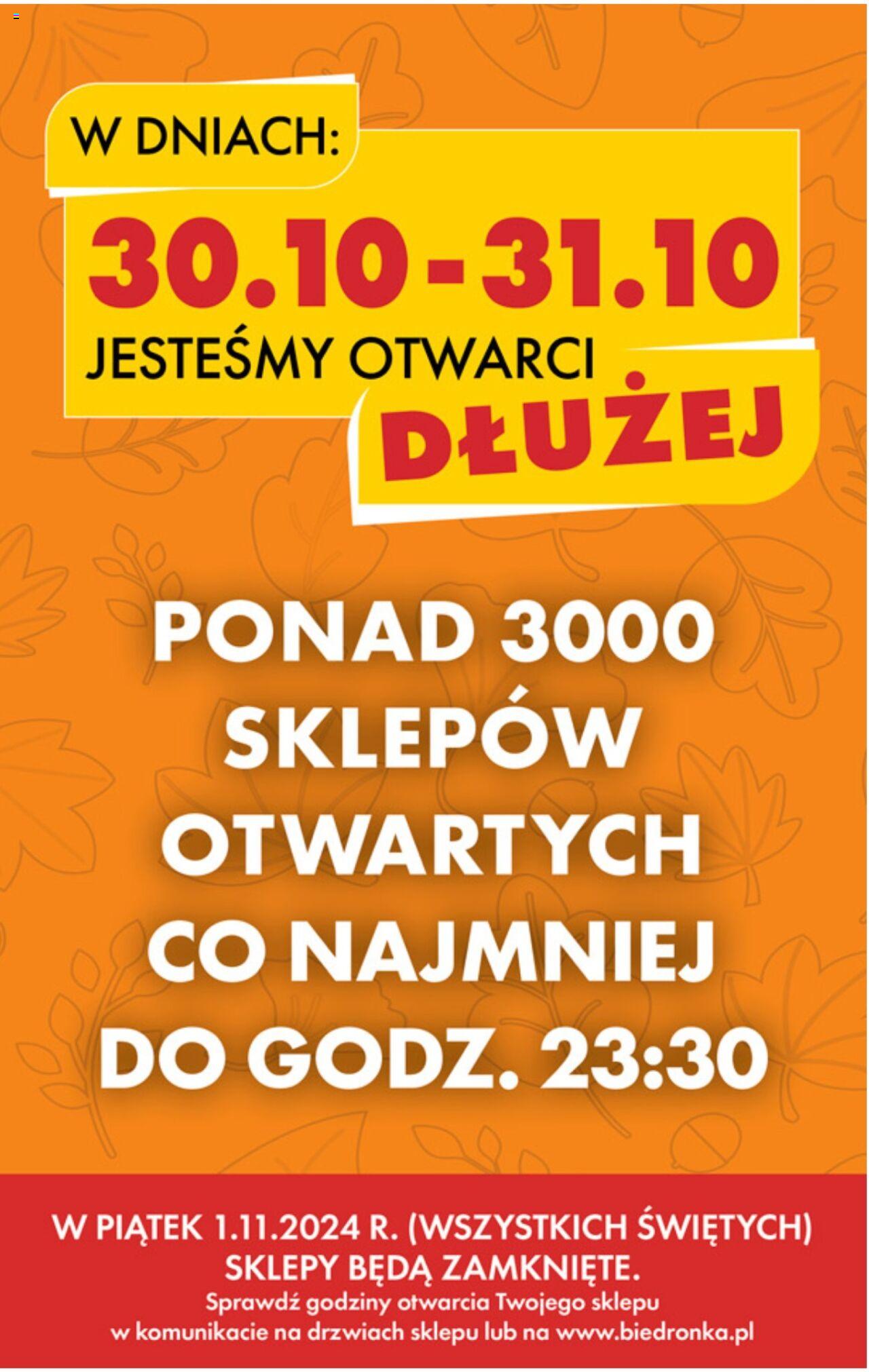 Biedronka gazetka ważna od  28.10.2024 do 02.11.2024 strona 2
