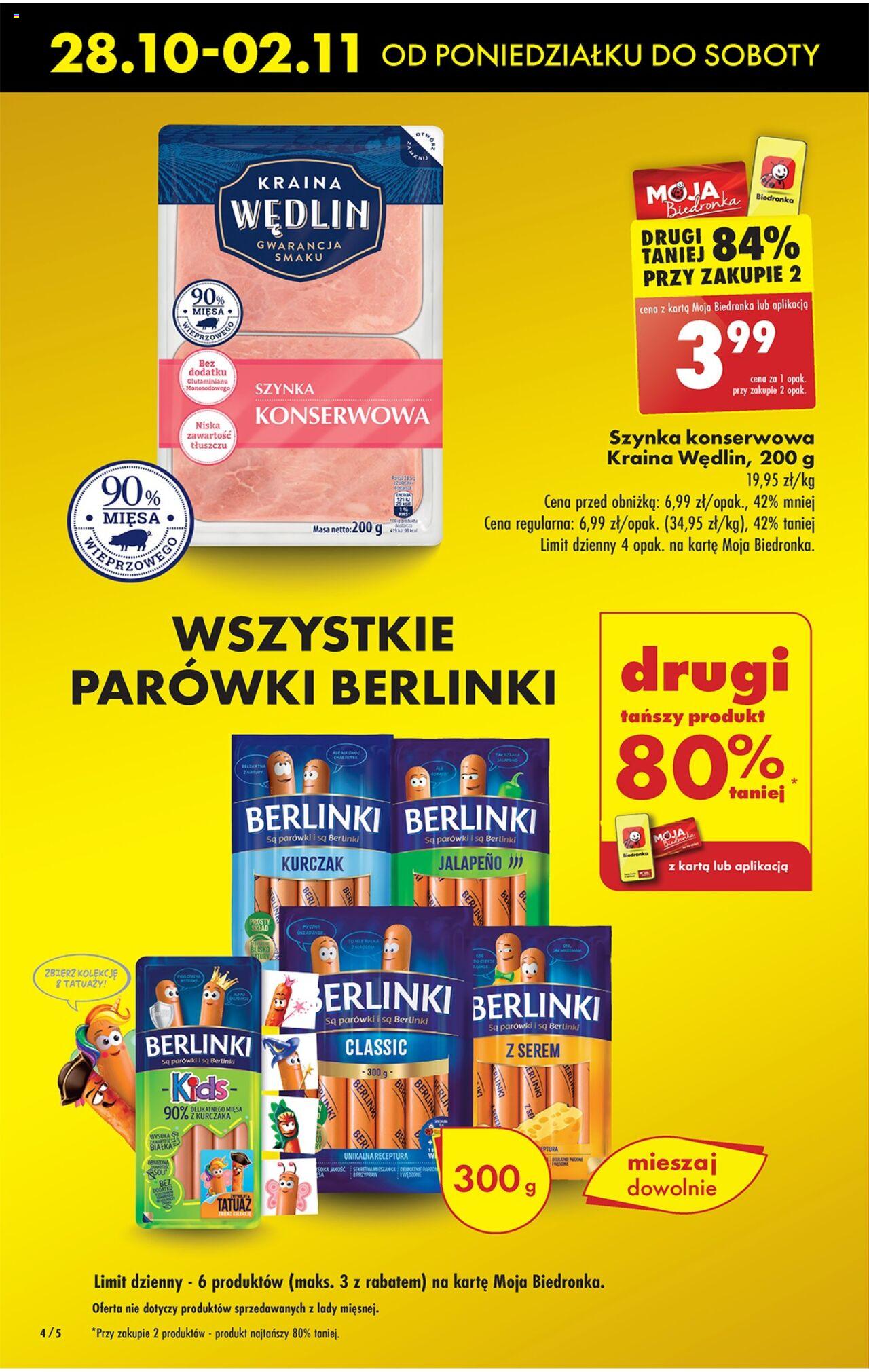 Biedronka gazetka ważna od  28.10.2024 do 02.11.2024 strona 6