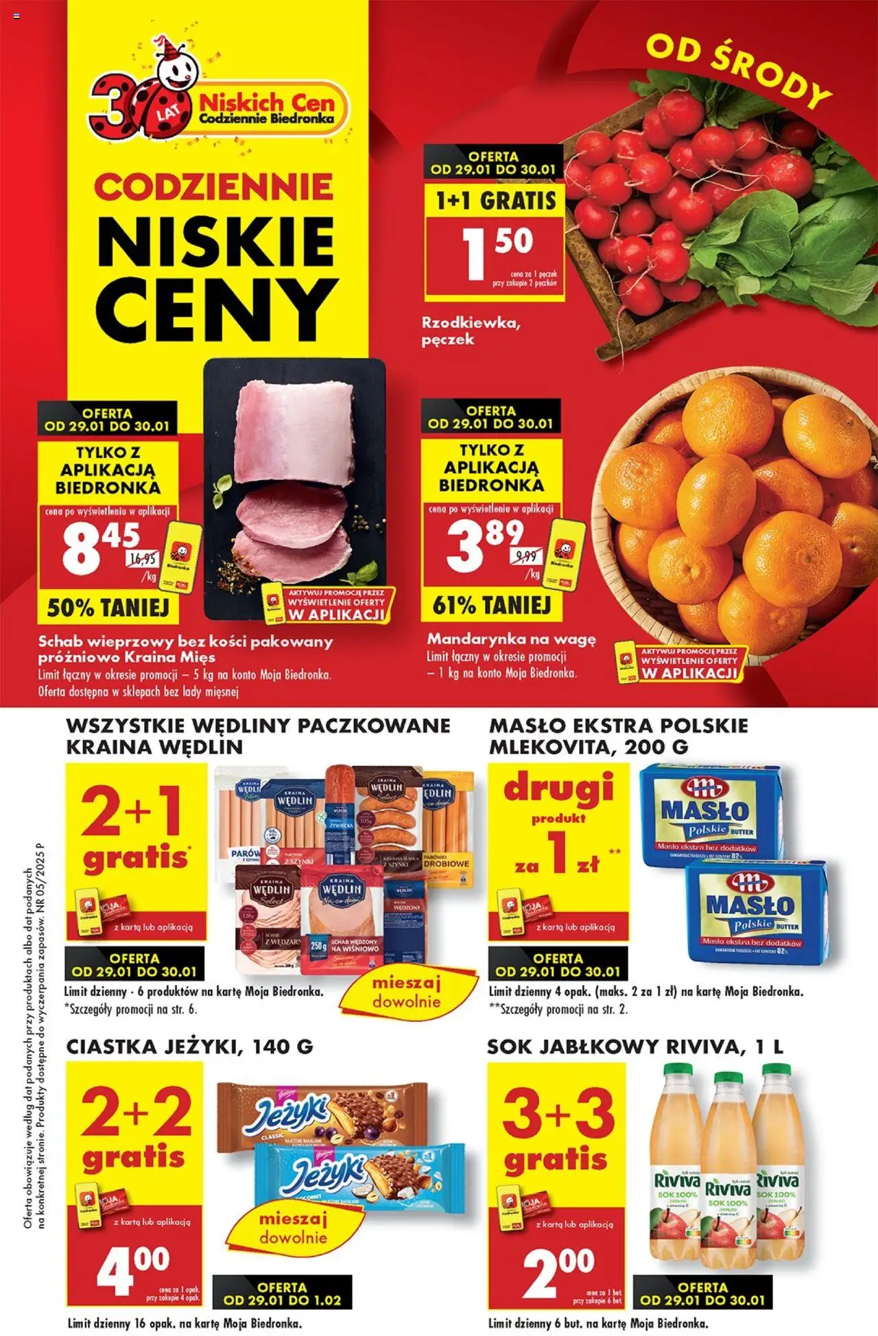 Biedronka gazetka ważna  od 29.01.2025 do 05.02.2025 strona 1