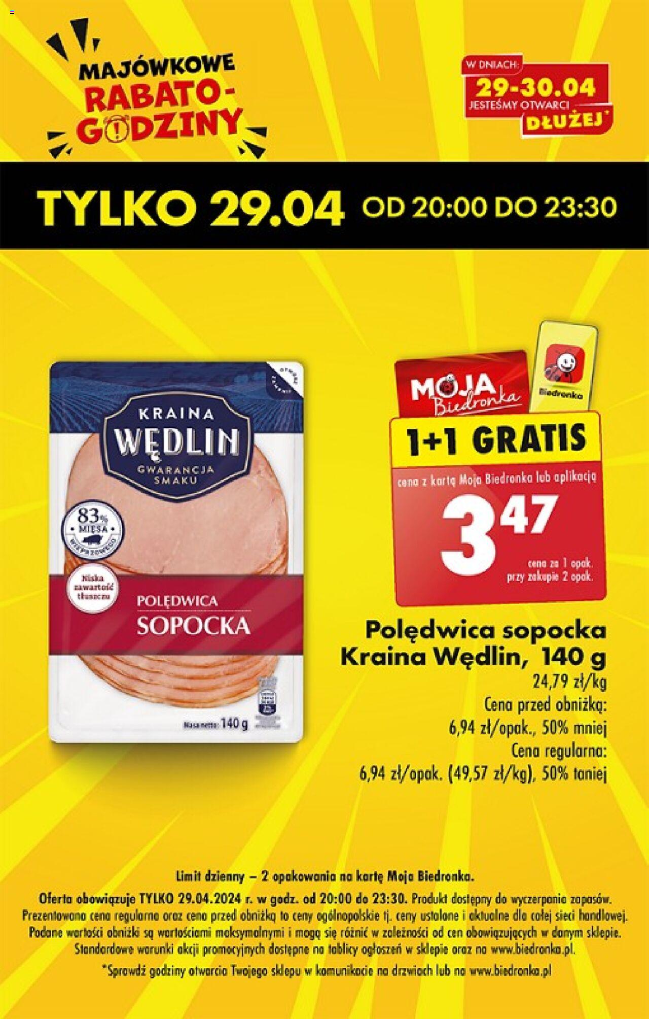 Biedronka gazetka ważna od 29.04.2024 do 04.05.2024 strona 2