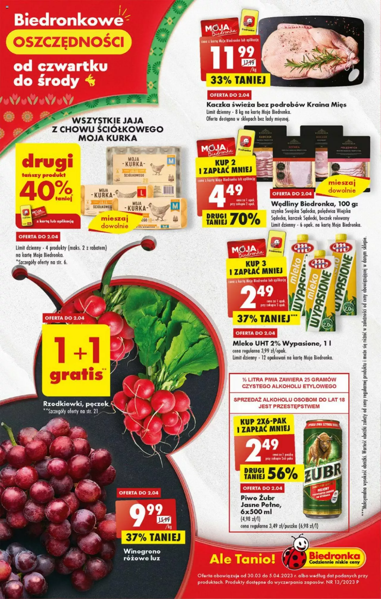 Biedronka gazetka ważna od 30.03.2023 do 05.04.2023 strona 1