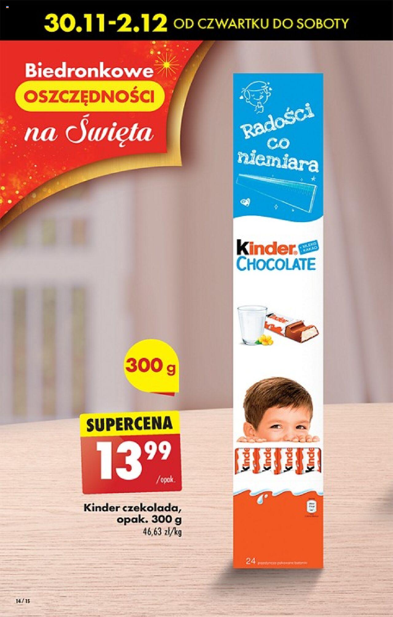 Biedronka gazetka ważna od  30.11.2023 do 06.12.2023 strona 14