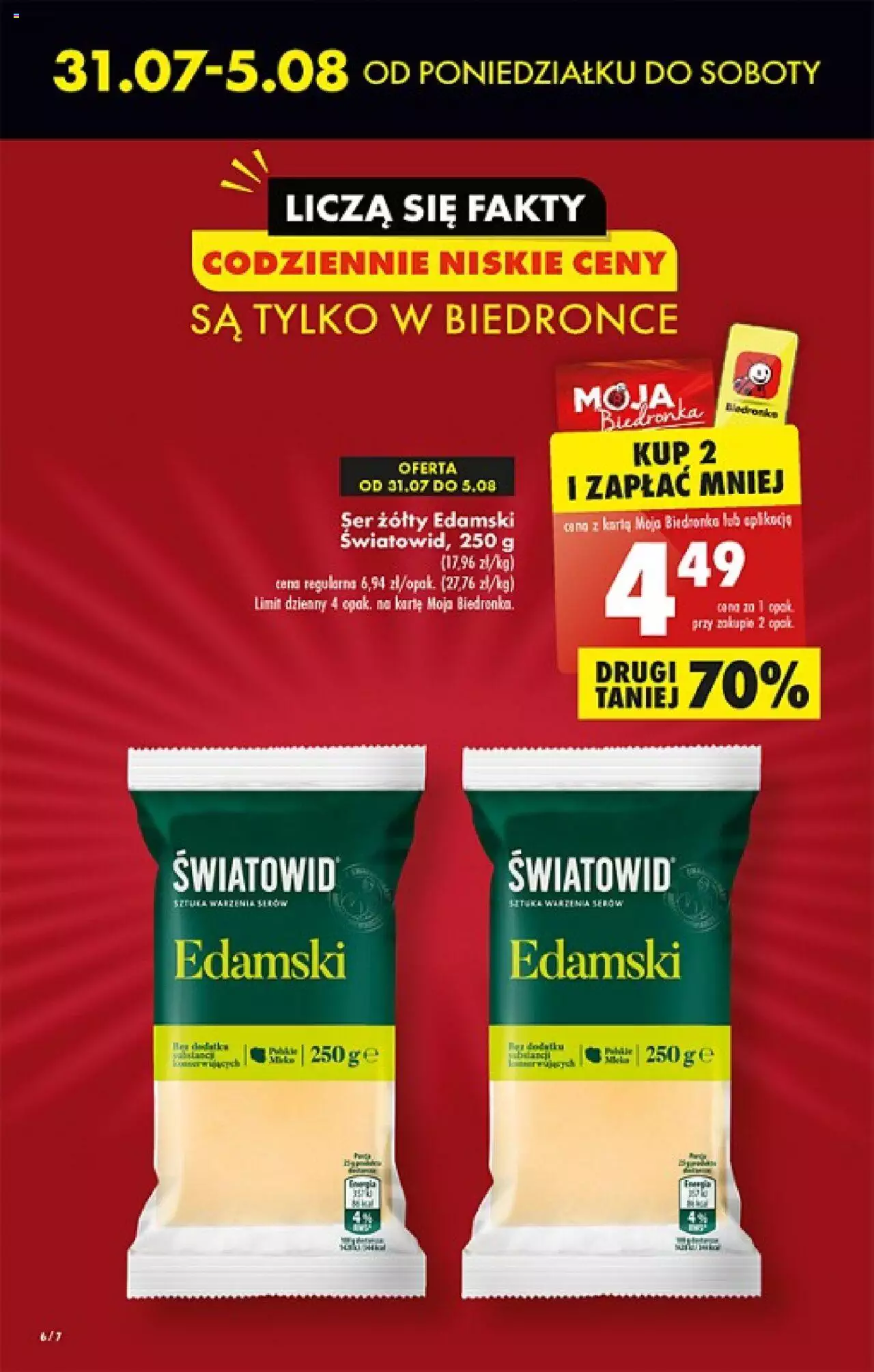 Biedronka gazetka ważna od  31.07.2023 do 05.08.2023 strona 6