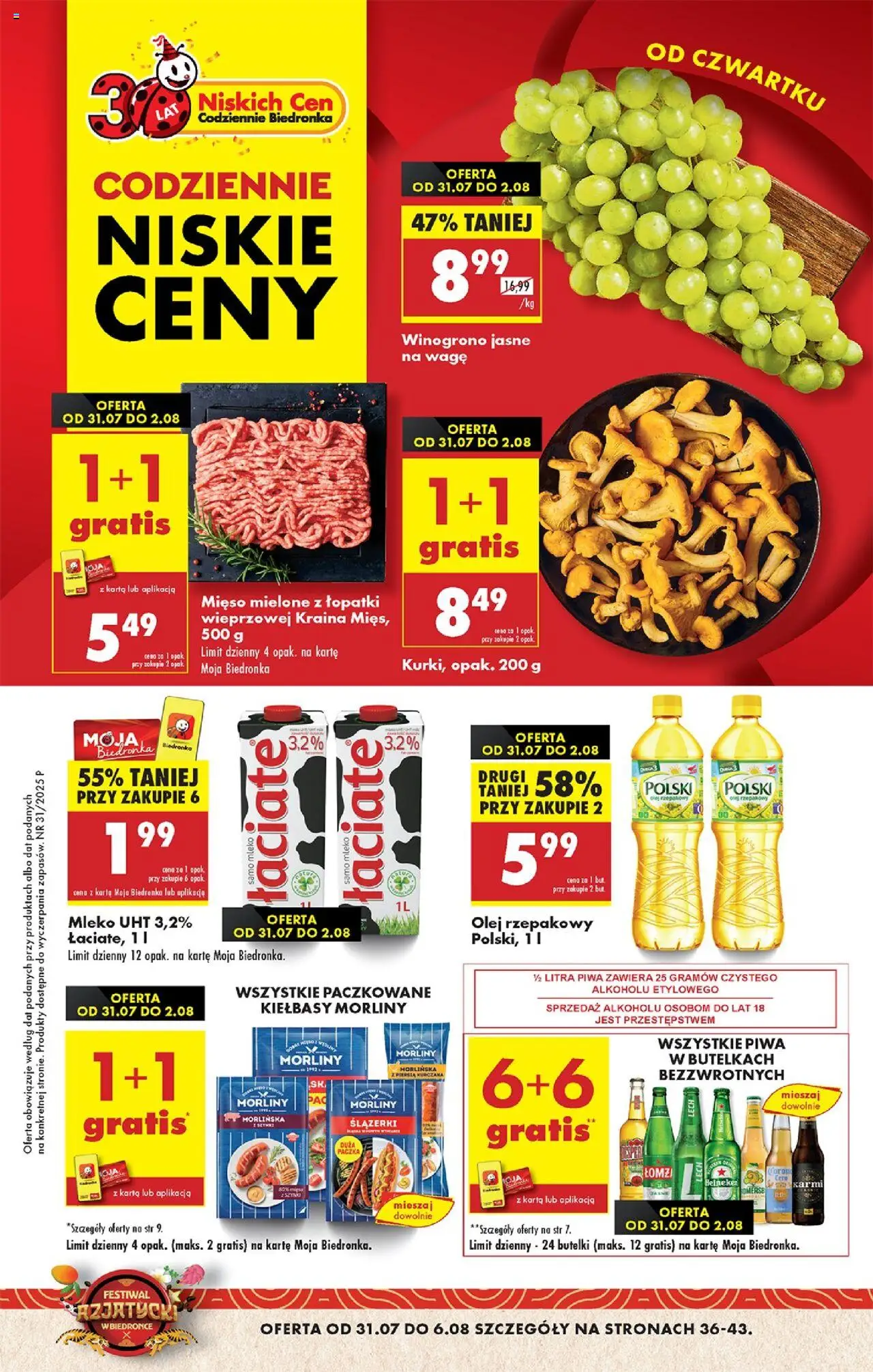 Biedronka gazetka ważna od 31.07.2025 do 06.08.2025 strona 1