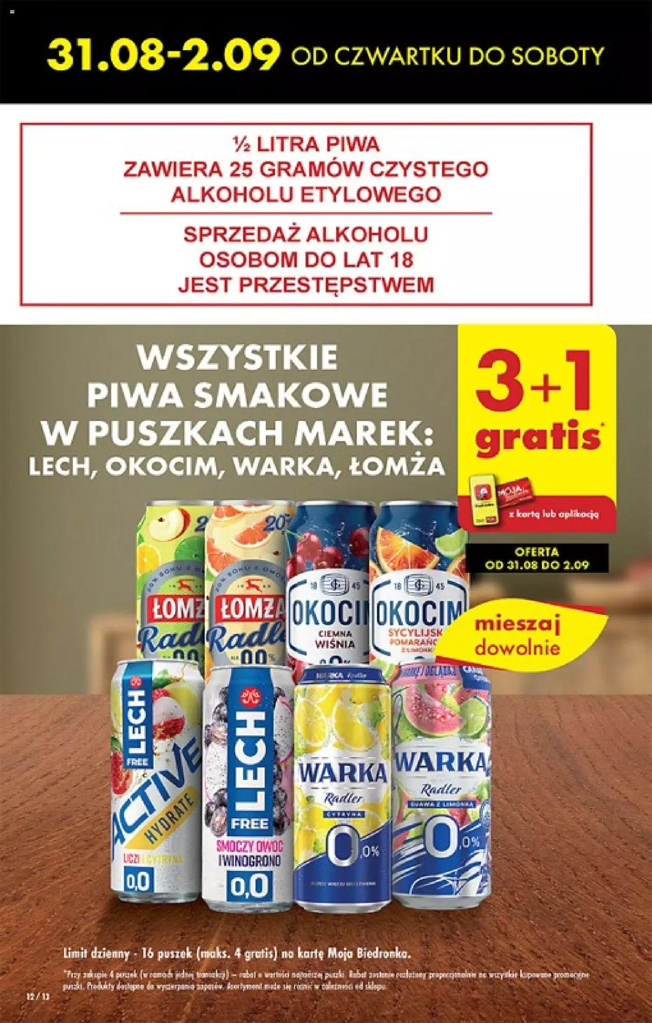 Biedronka gazetka ważna od 31.08.2023 do 06.09.2023 strona 12