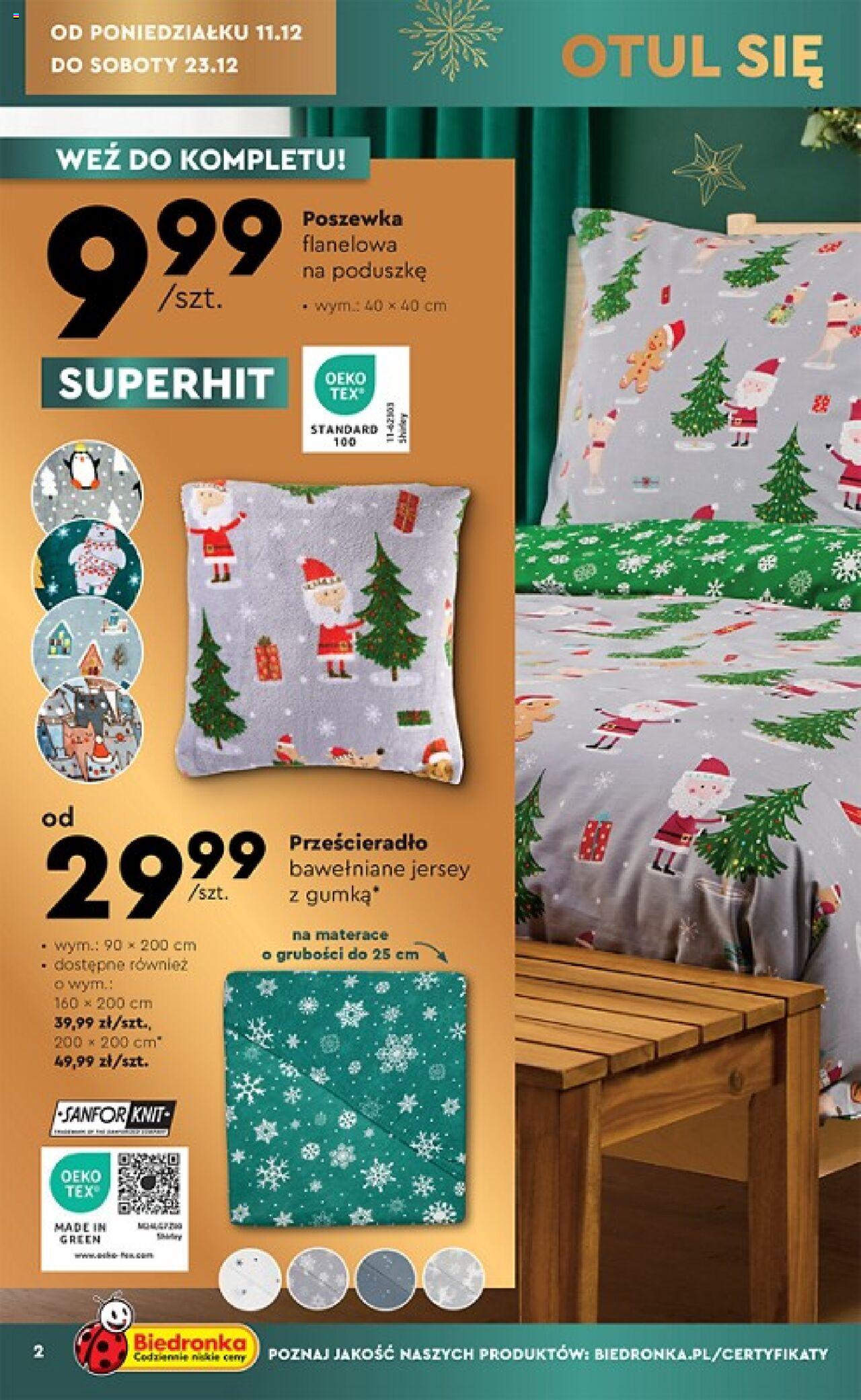 Biedronka Katalog gazetka ważna od 11.12.2023 do 22.12.2023 strona 2