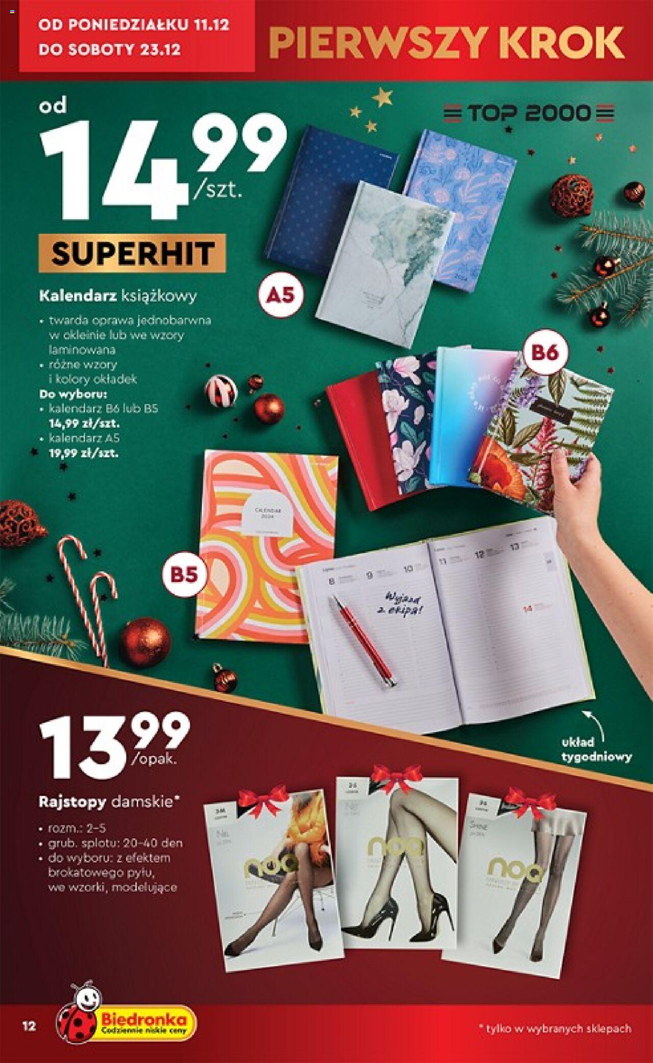 Biedronka Katalog gazetka ważna od 11.12.2023 do 22.12.2023 strona 12