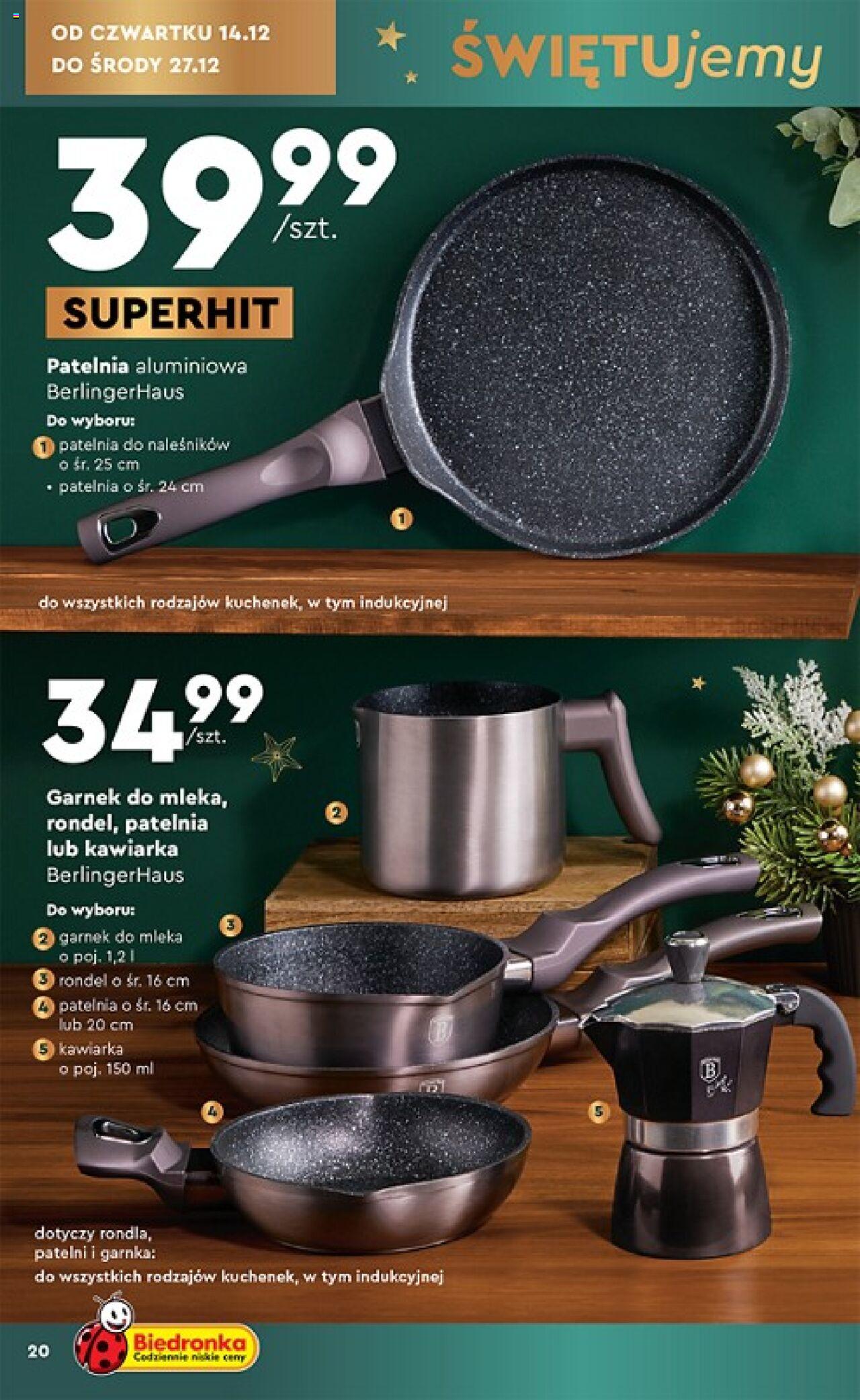 Biedronka Katalog gazetka ważna od 11.12.2023 do 22.12.2023 strona 20