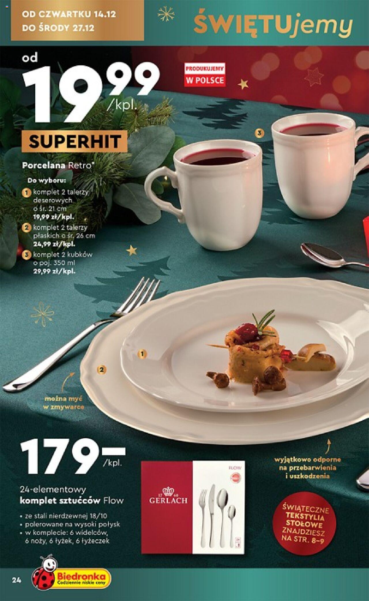 Biedronka Katalog gazetka ważna od 11.12.2023 do 22.12.2023 strona 24