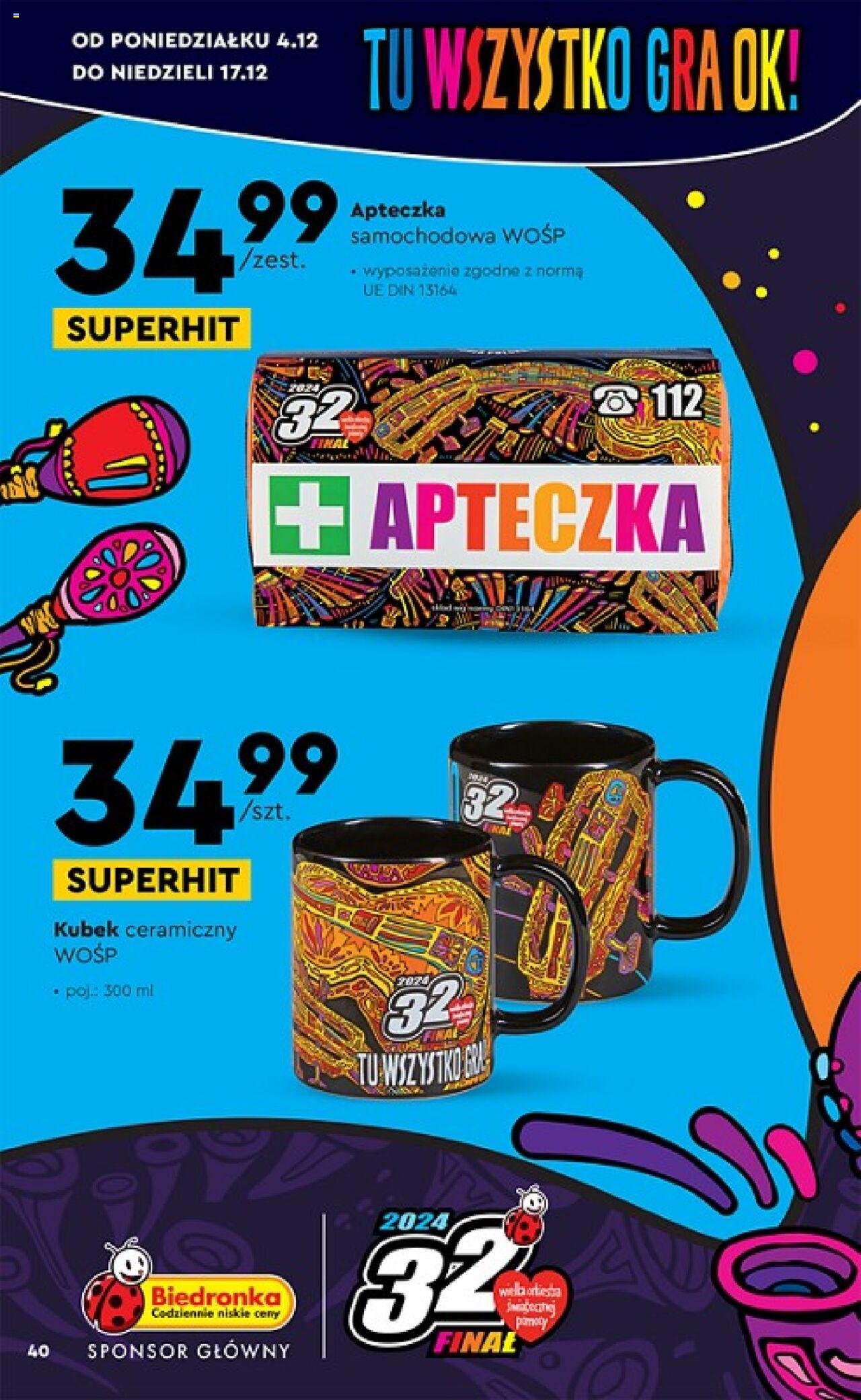 Biedronka Katalog gazetka ważna od 11.12.2023 do 22.12.2023 strona 40